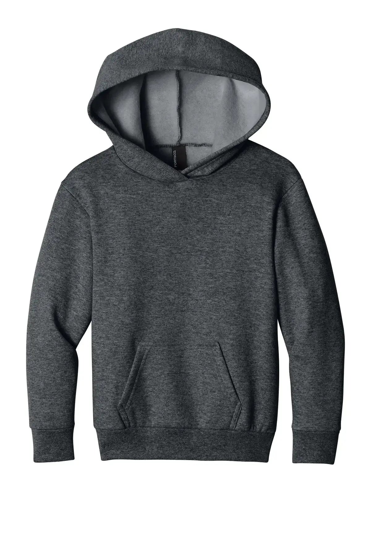 Port & Co™ Youth Easy Fleece Pullover Hooded Sweatshirt #PC68YH Game Over Merch