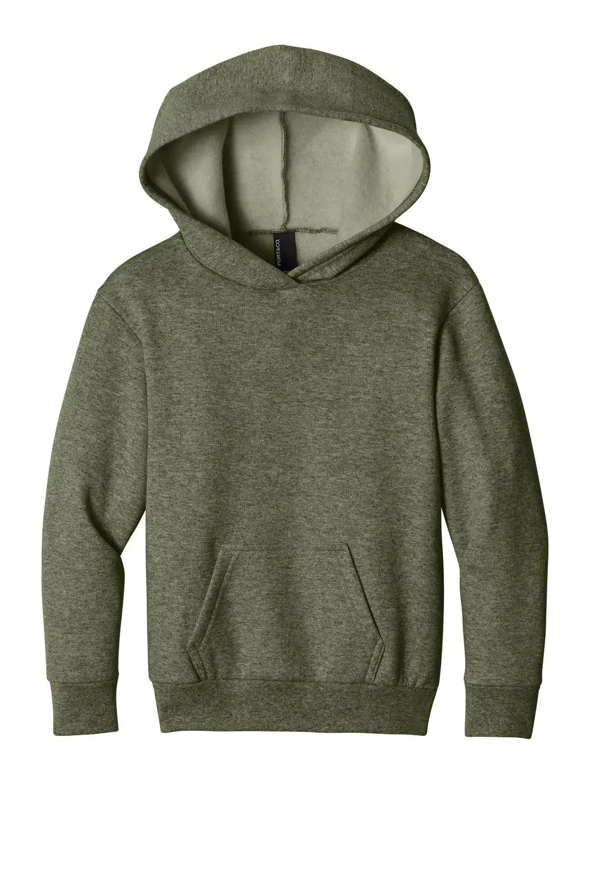 Port & Co™ Youth Easy Fleece Pullover Hooded Sweatshirt #PC68YH Game Over Merch