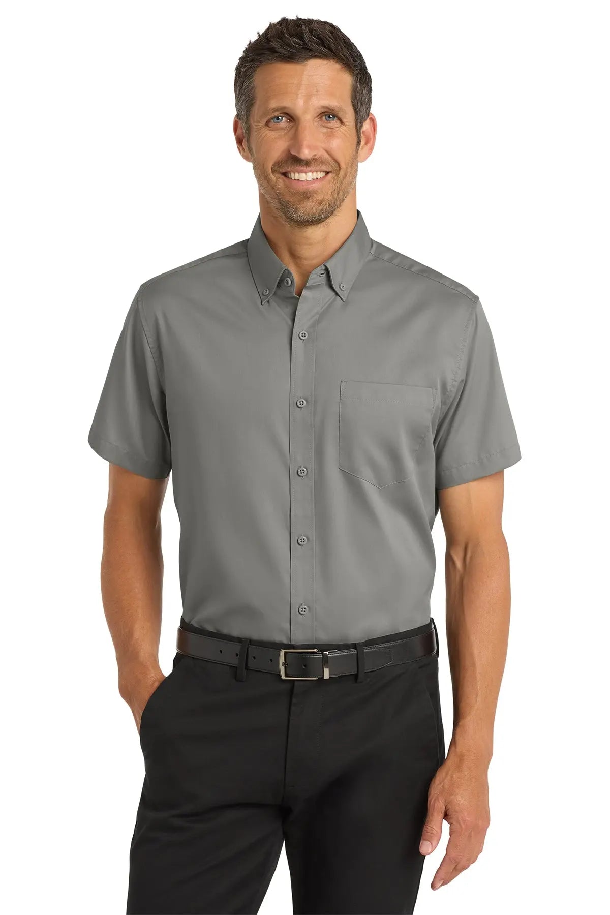 Port Authority® Short Sleeve SuperPro™ Twill Shirt #S664