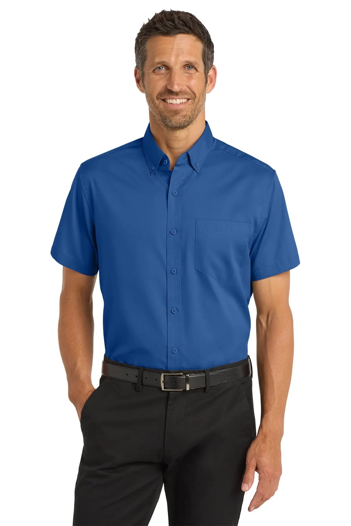 Port Authority® Short Sleeve SuperPro™ Twill Shirt #S664