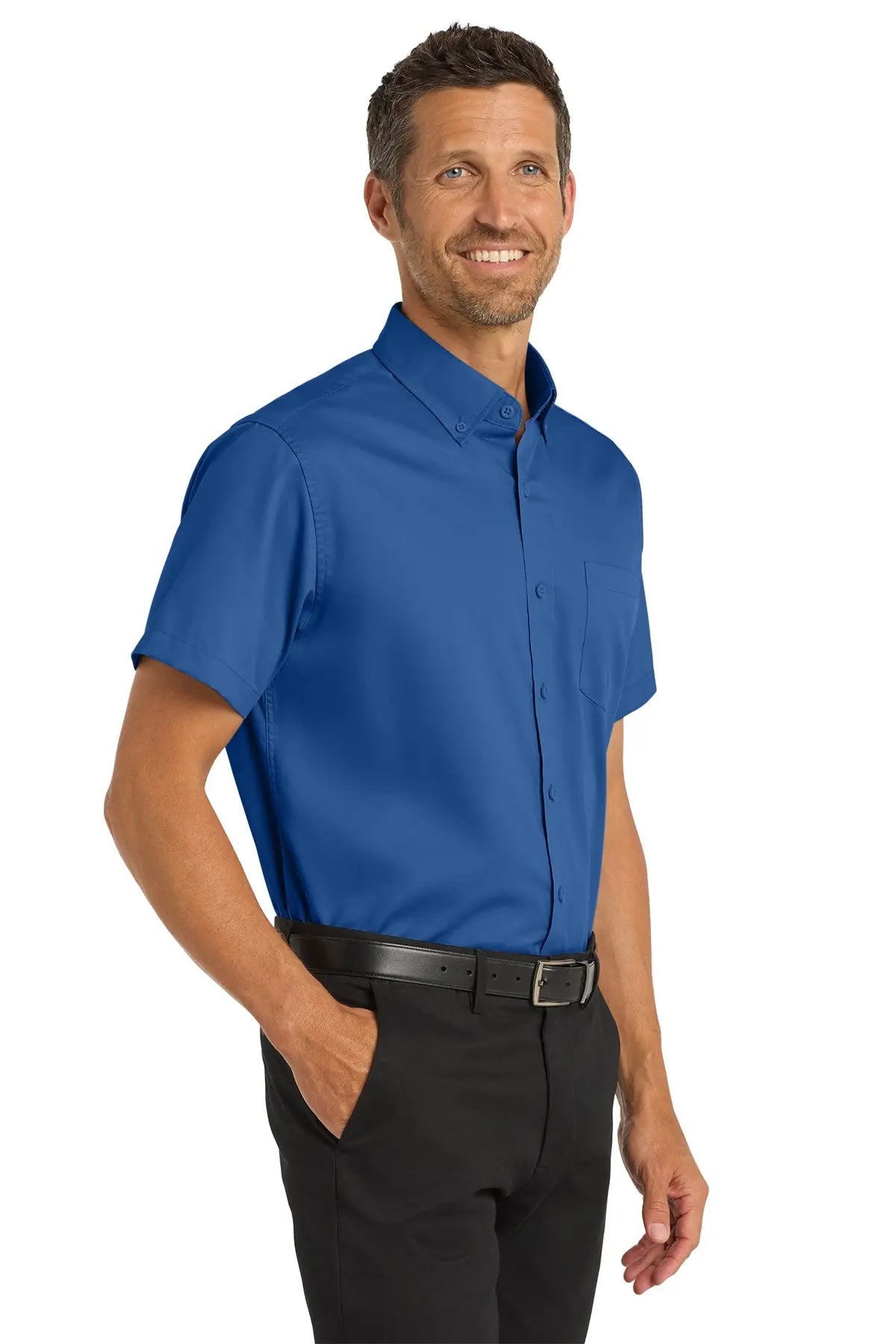 Port Authority® Short Sleeve SuperPro™ Twill Shirt #S664