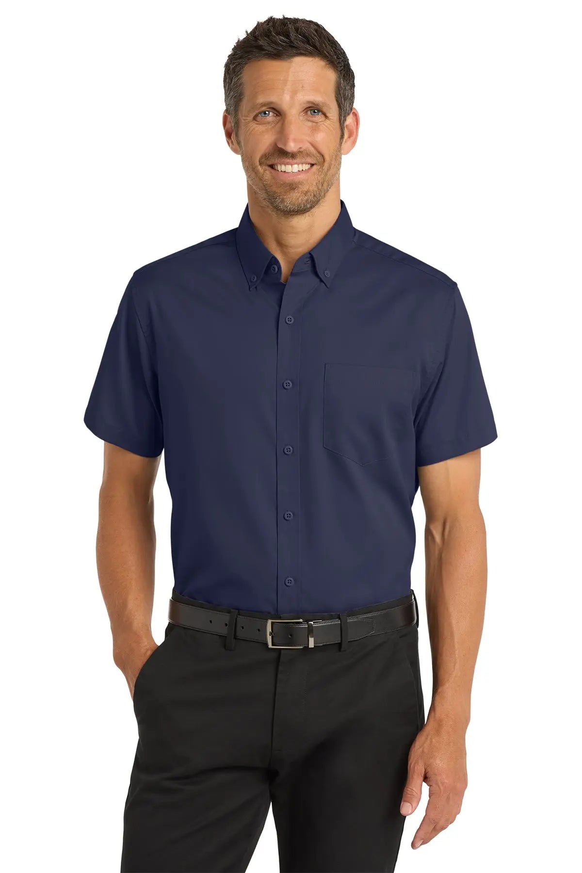 Port Authority® Short Sleeve SuperPro™ Twill Shirt #S664