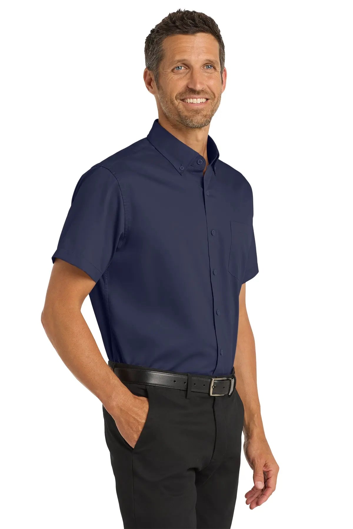Port Authority® Short Sleeve SuperPro™ Twill Shirt #S664