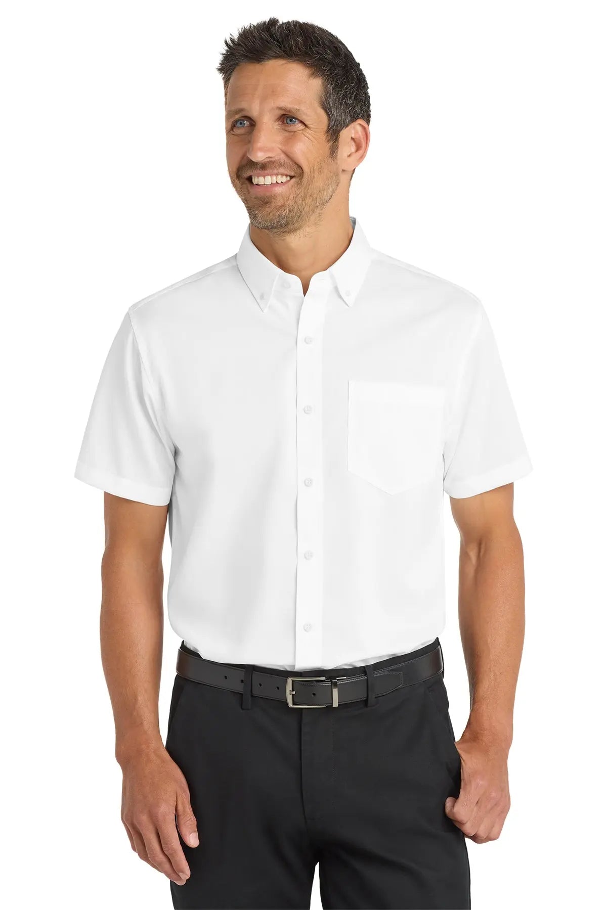 Port Authority® Short Sleeve SuperPro™ Twill Shirt #S664