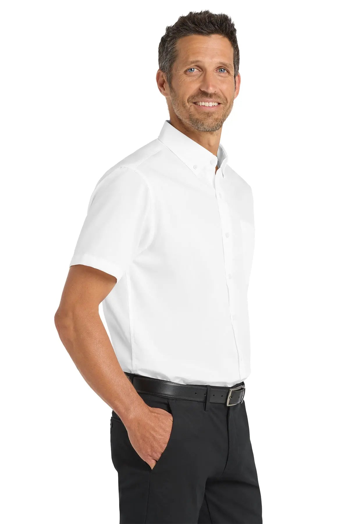 Port Authority® Short Sleeve SuperPro™ Twill Shirt #S664