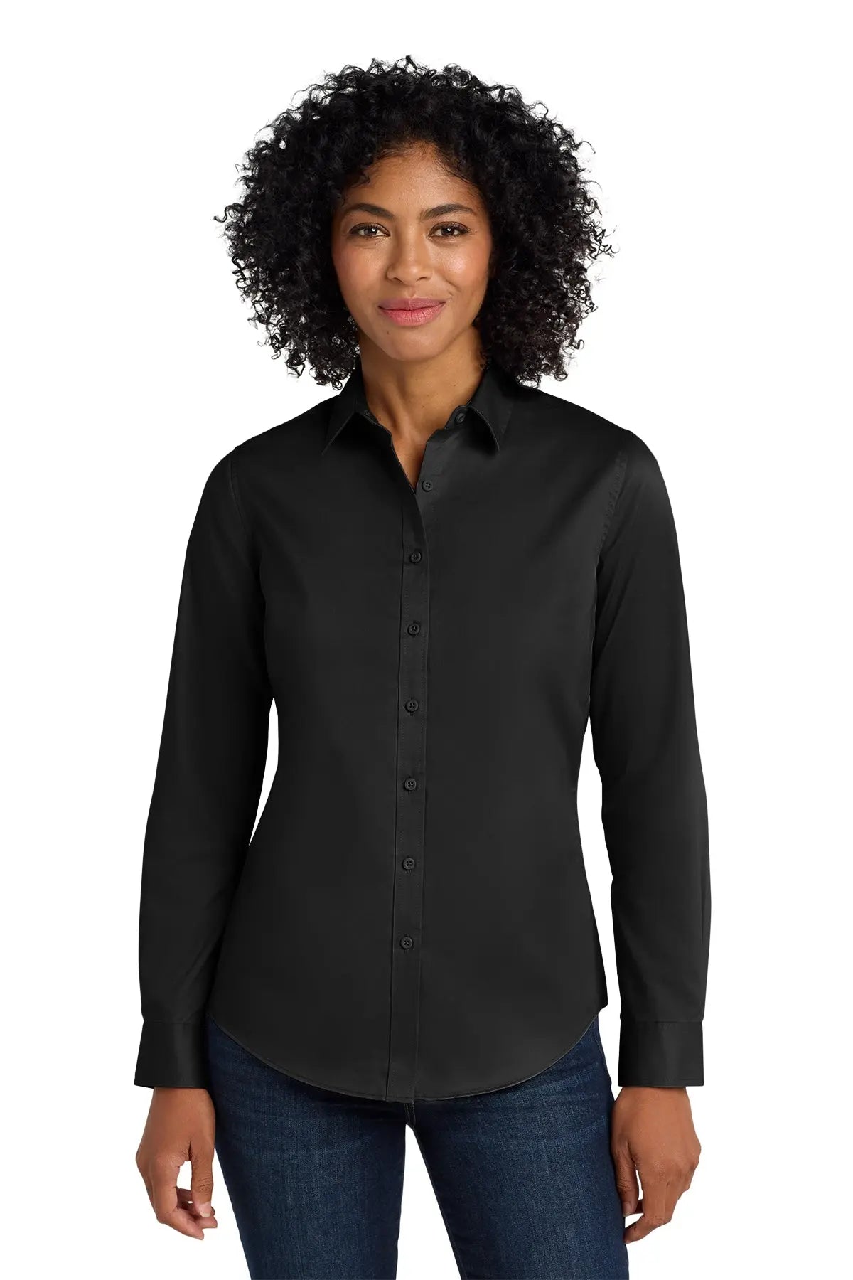 Port Authority® Women's SuperPro™ Twill Shirt #L663