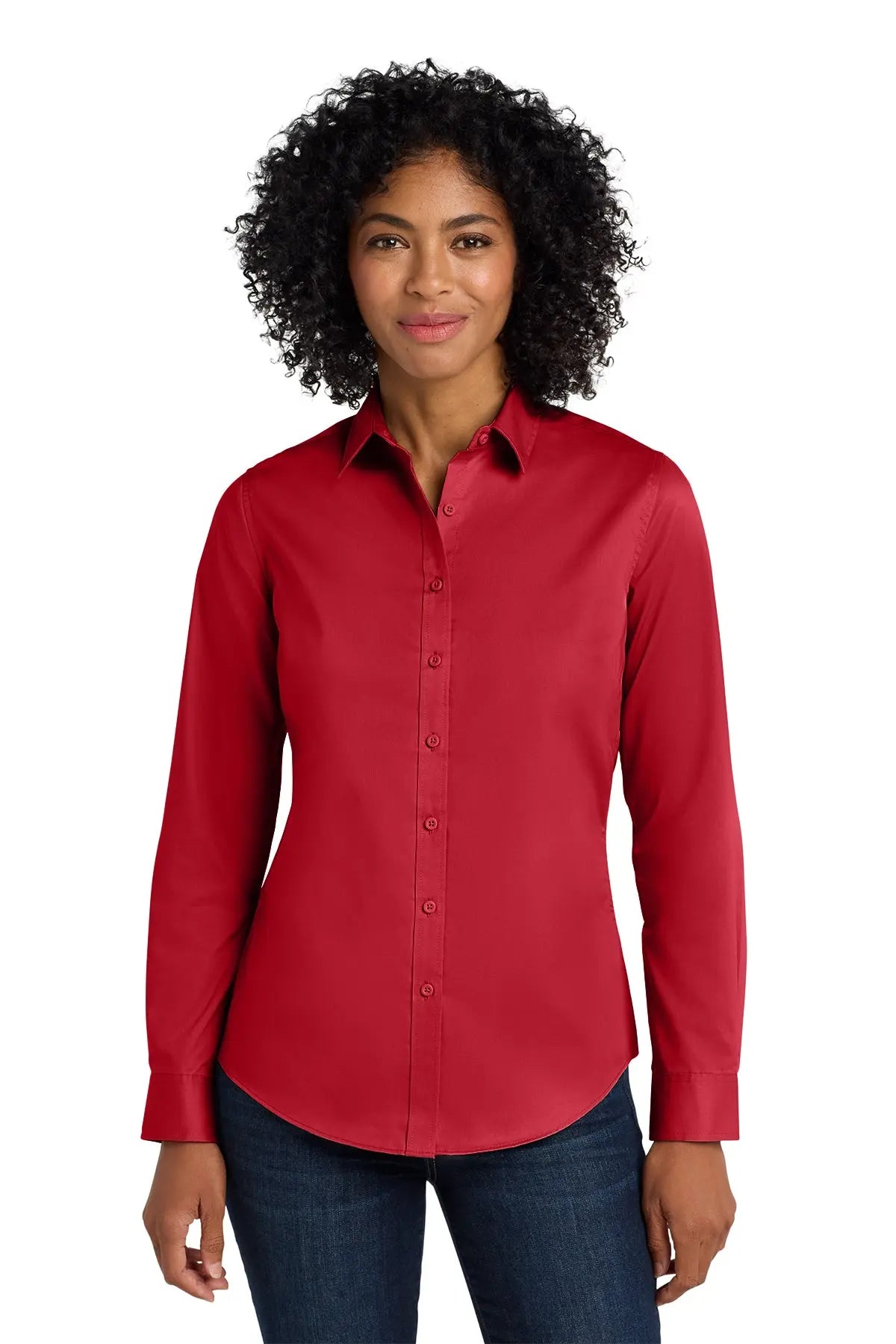 Port Authority® Women's SuperPro™ Twill Shirt #L663