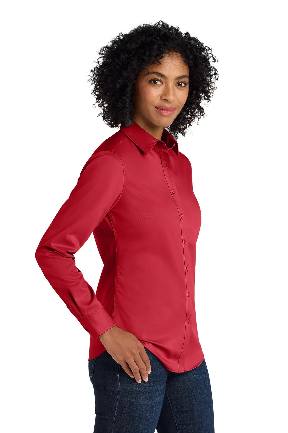 Port Authority® Women's SuperPro™ Twill Shirt #L663