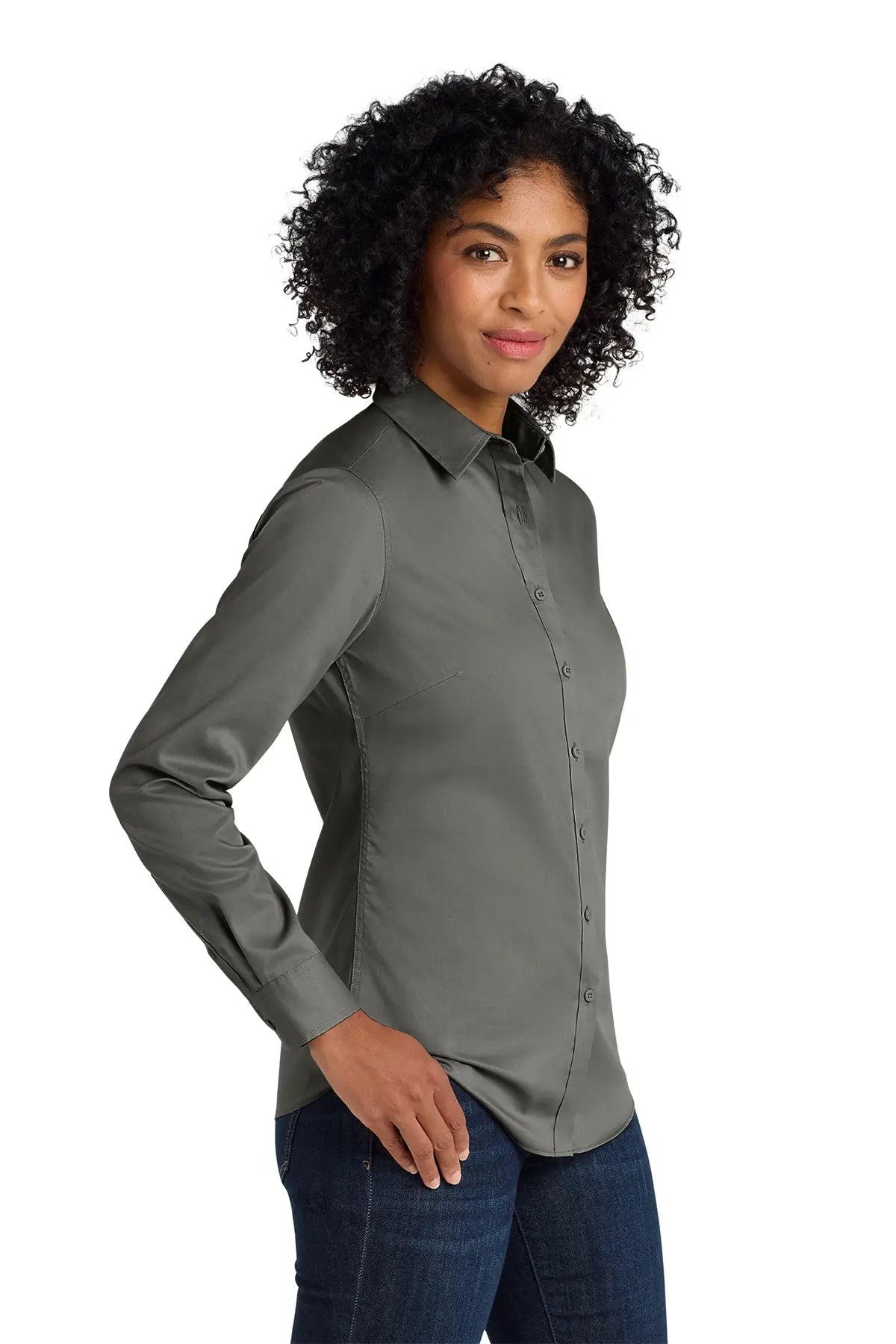 Port Authority® Women's SuperPro™ Twill Shirt #L663