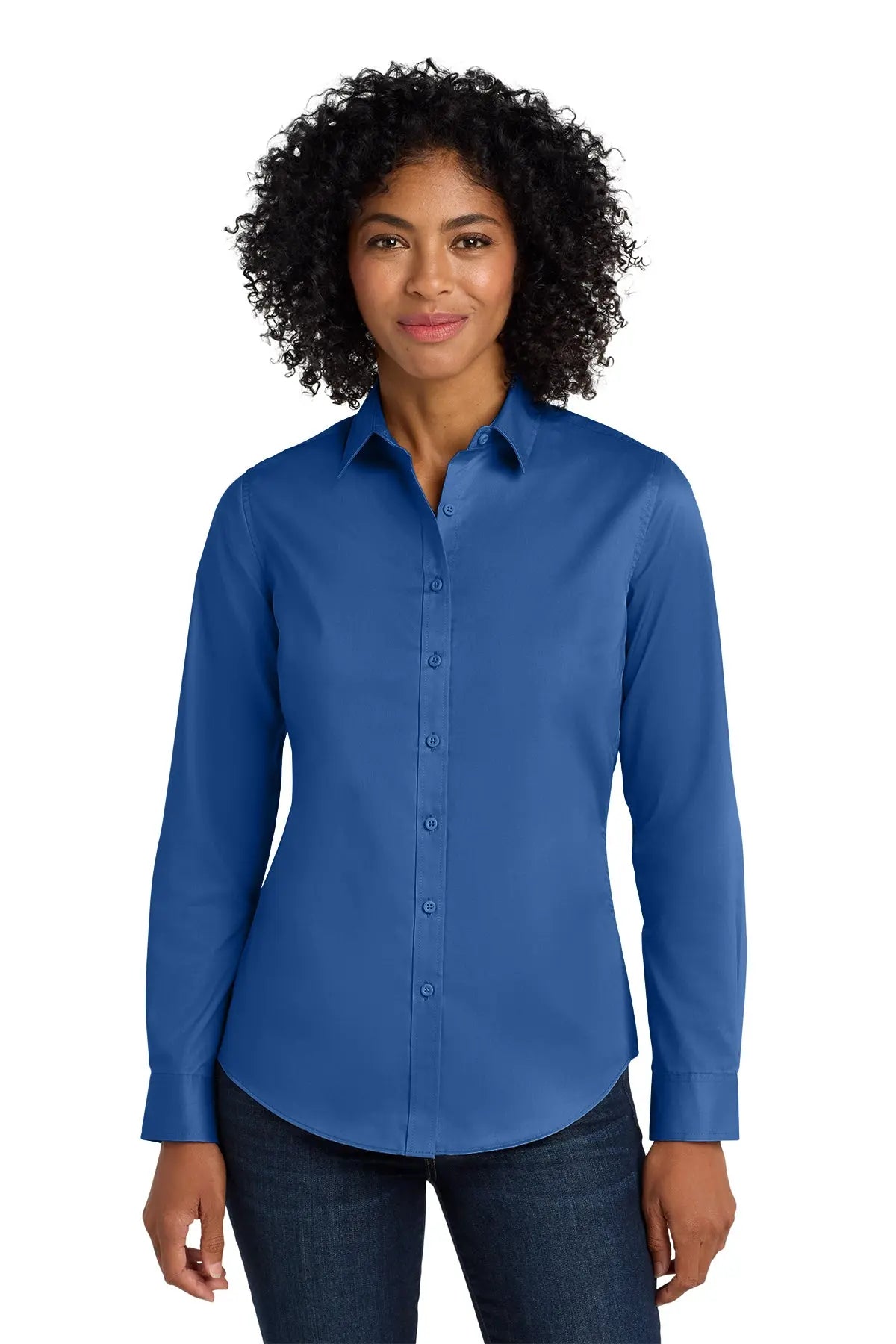 Port Authority® Women's SuperPro™ Twill Shirt #L663