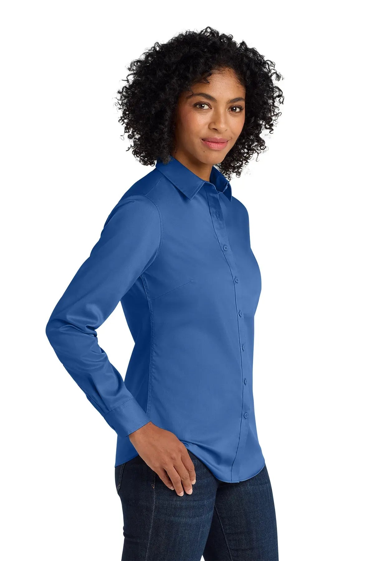 Port Authority® Women's SuperPro™ Twill Shirt #L663