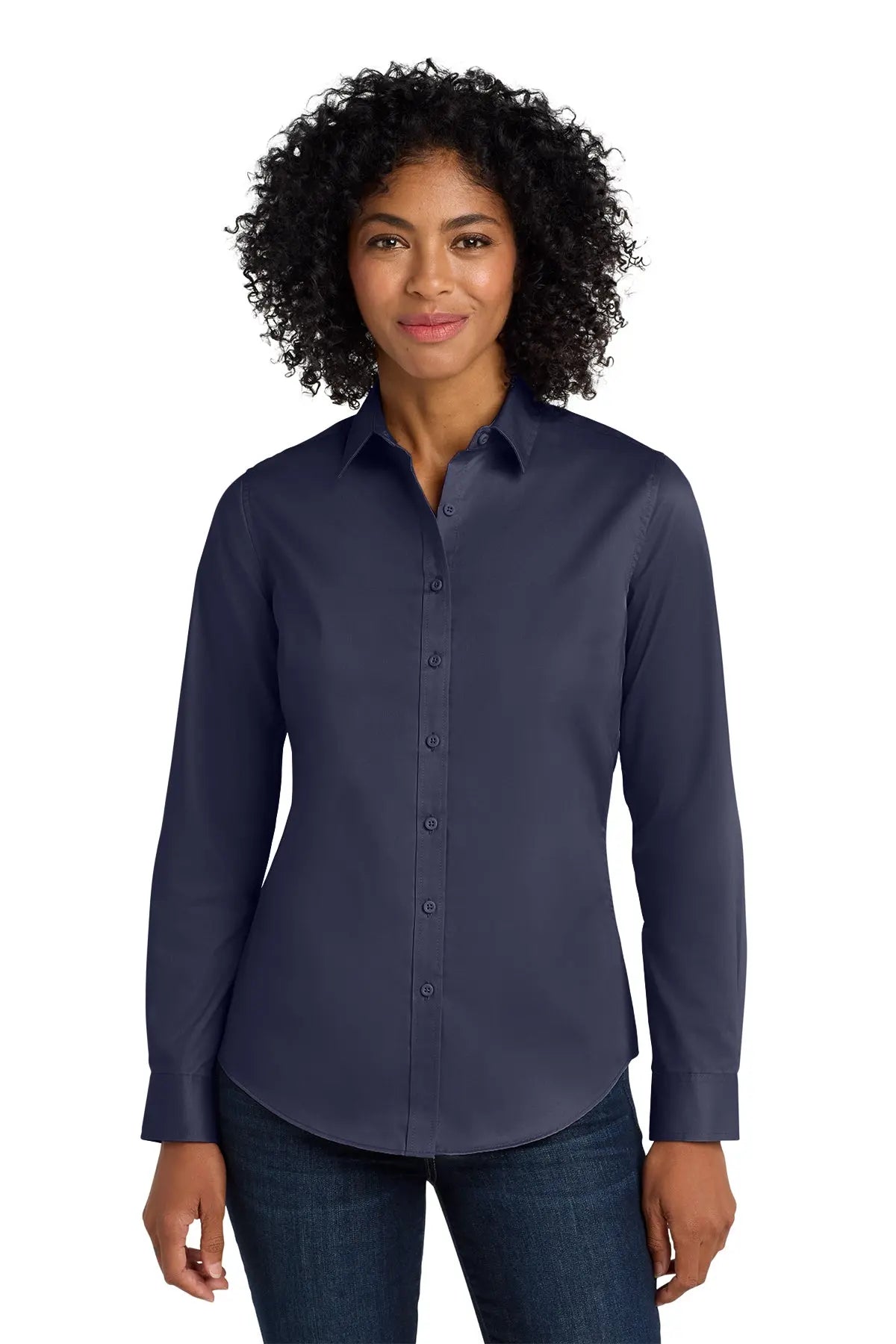 Port Authority® Women's SuperPro™ Twill Shirt #L663