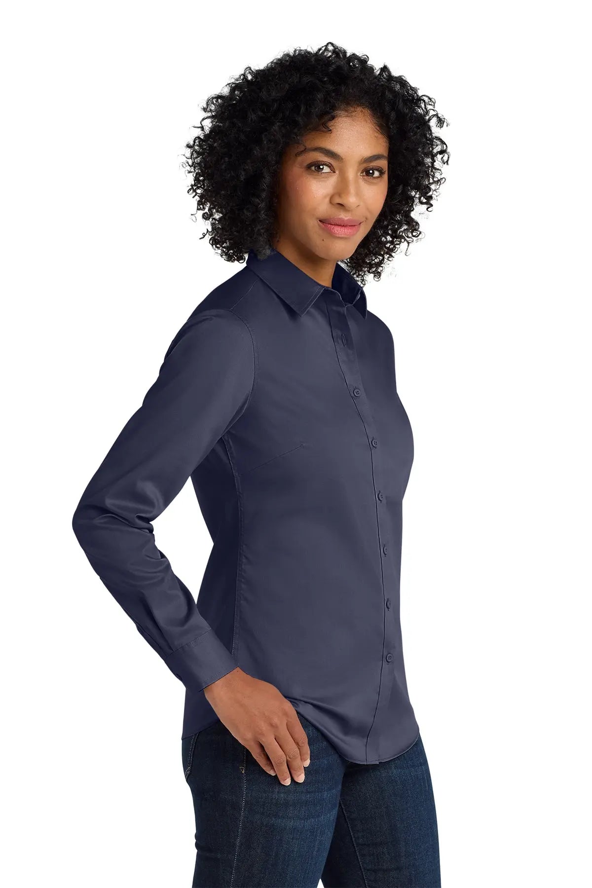 Port Authority® Women's SuperPro™ Twill Shirt #L663