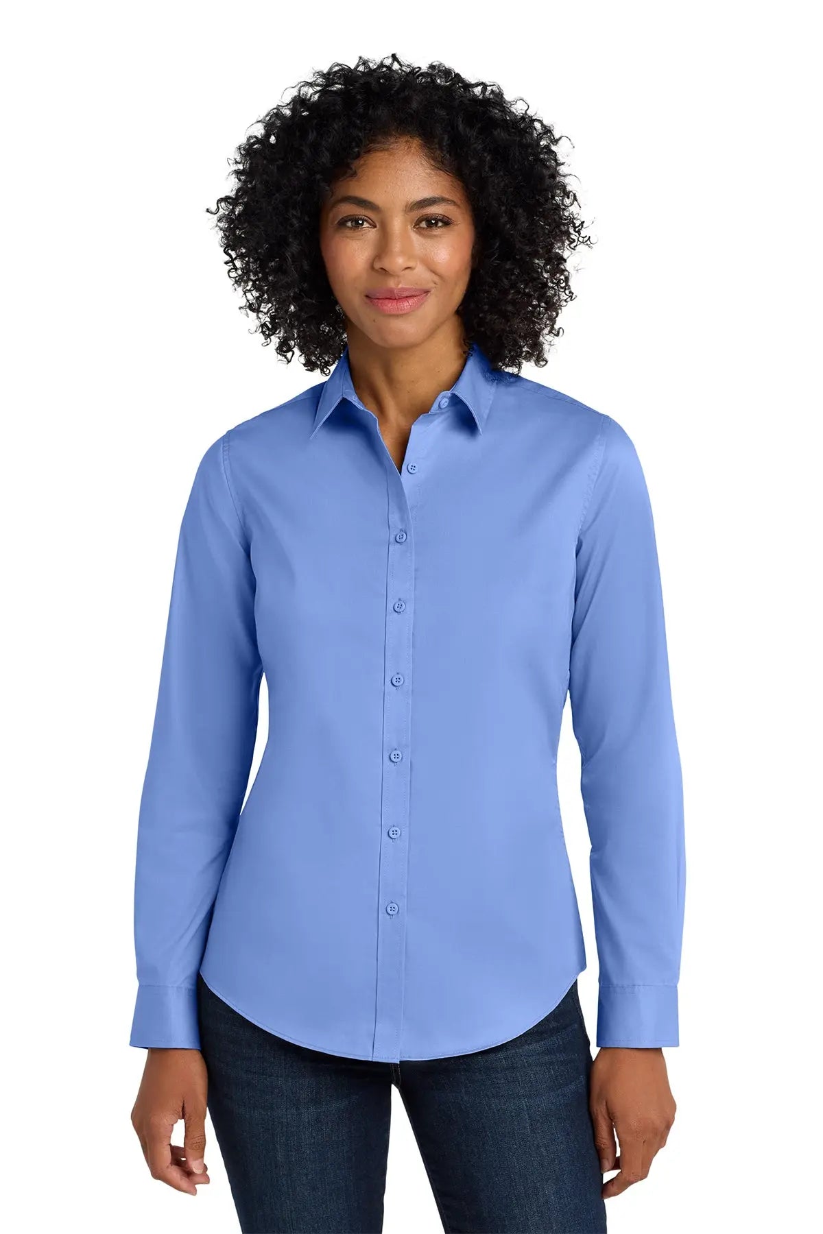 Port Authority® Women's SuperPro™ Twill Shirt #L663