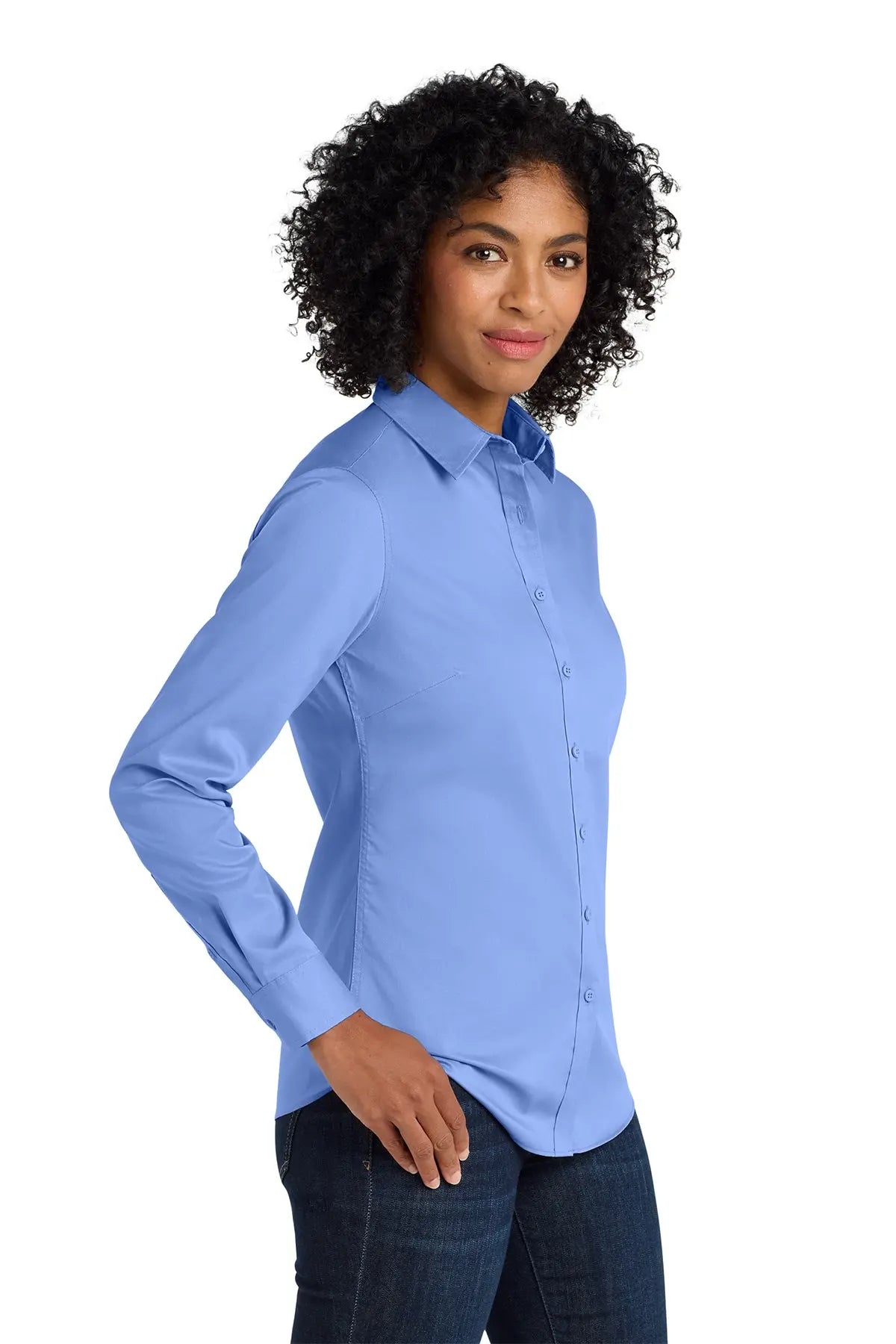 Port Authority® Women's SuperPro™ Twill Shirt #L663