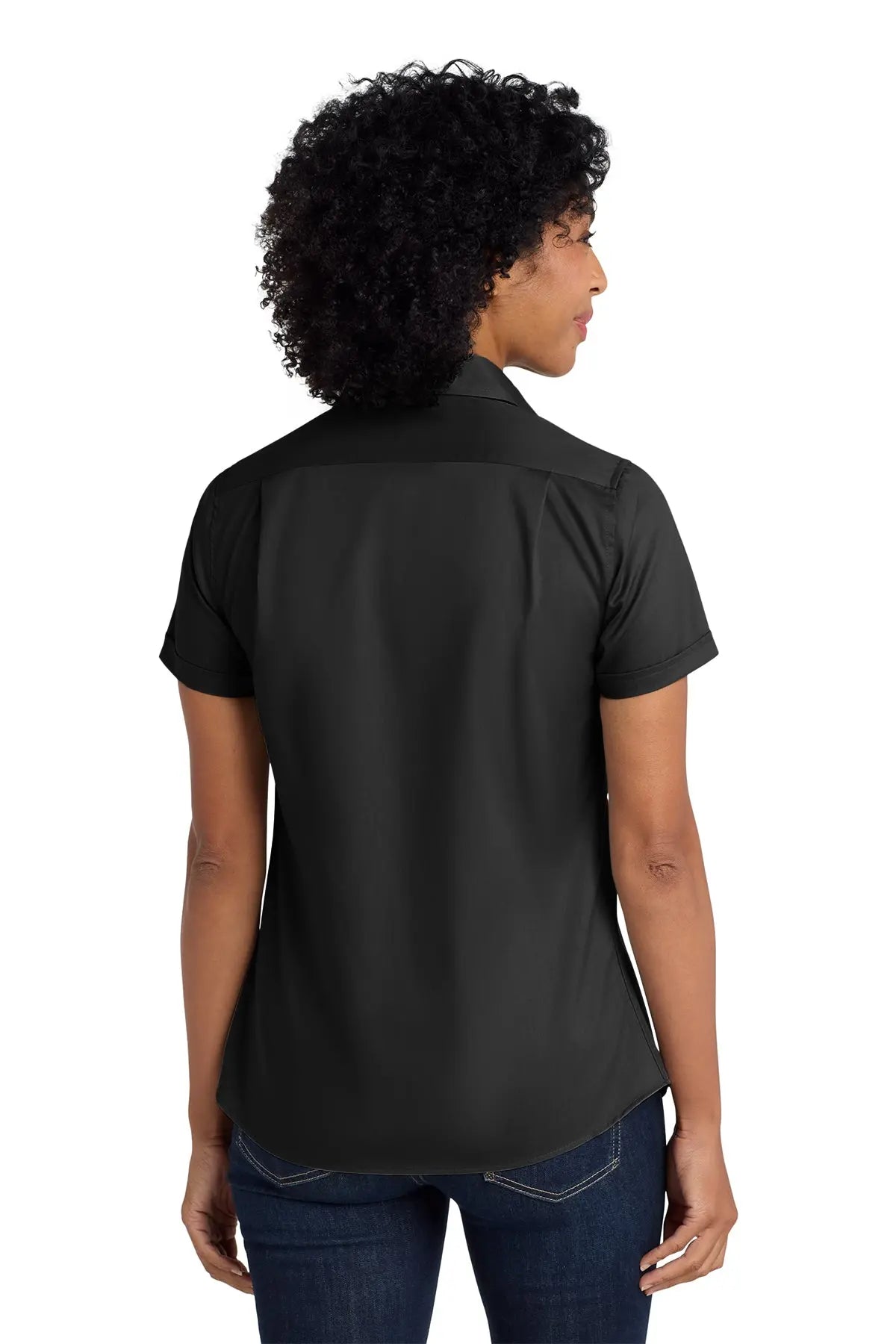 Port Authority® Women's Short Sleeve SuperPro™ Twill Shirt #L664
