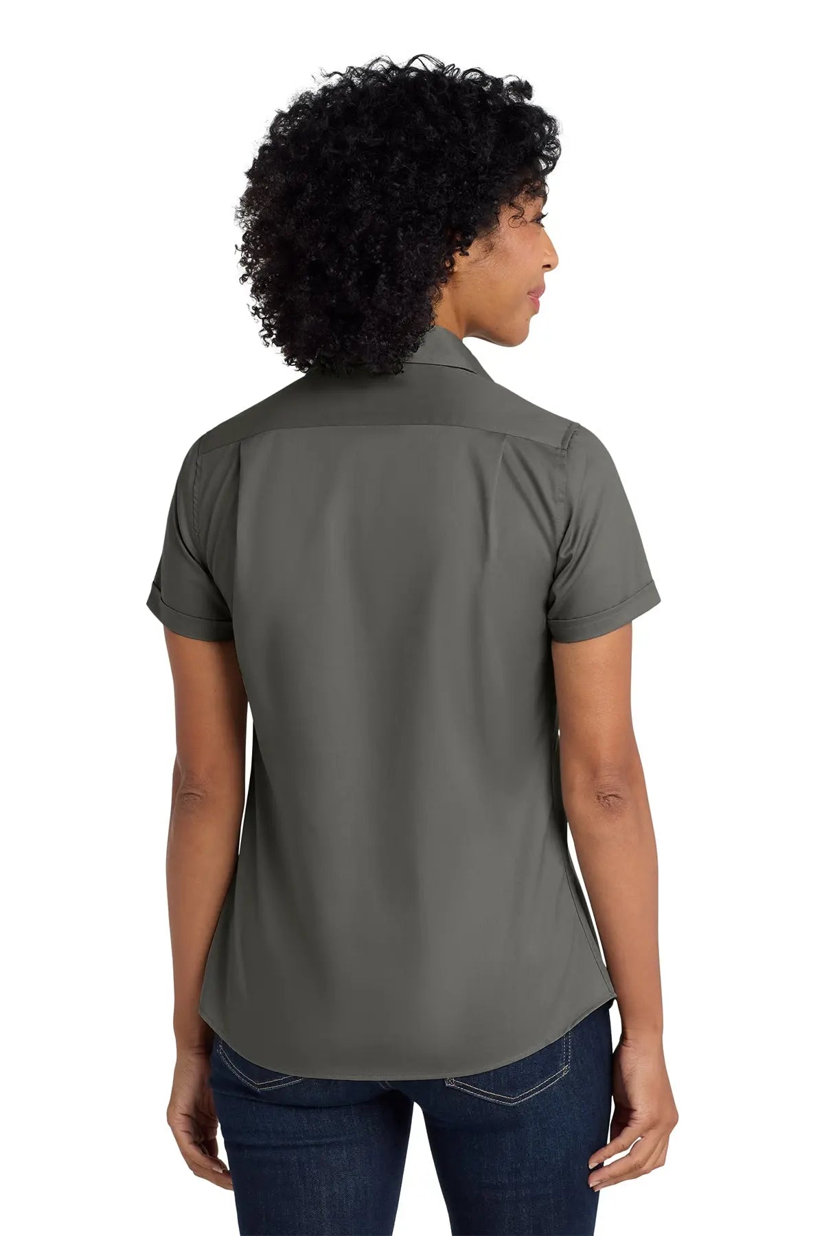 Port Authority® Women's Short Sleeve SuperPro™ Twill Shirt #L664