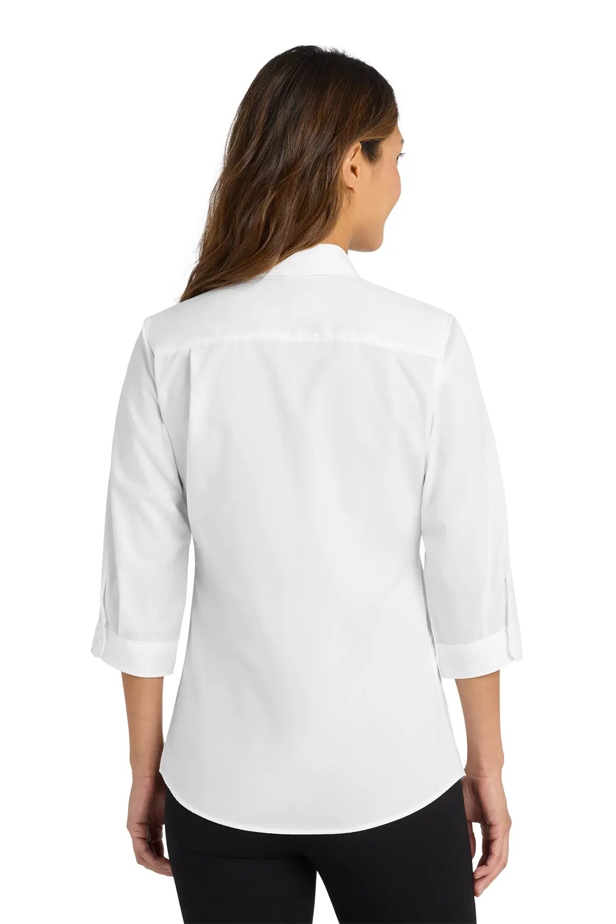 Port Authority® Women's 3/4-Sleeve SuperPro™ Twill Shirt #L665