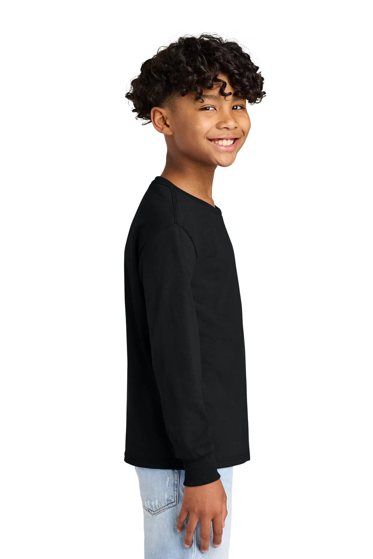 Jerzees® Youth Dri-Power® 50/50 Cotton/Poly Long Sleeve T-Shirt #29BL