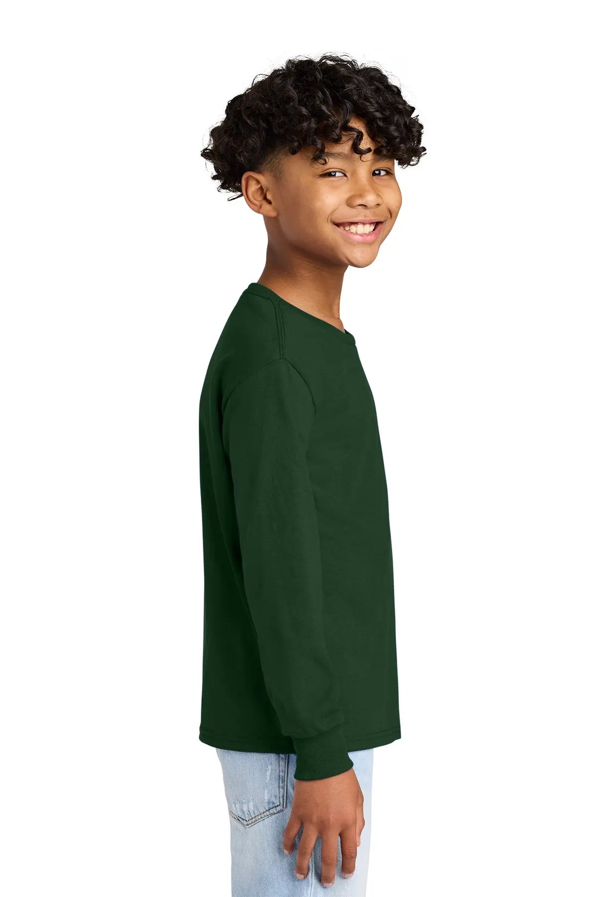 Jerzees® Youth Dri-Power® 50/50 Cotton/Poly Long Sleeve T-Shirt #29BL