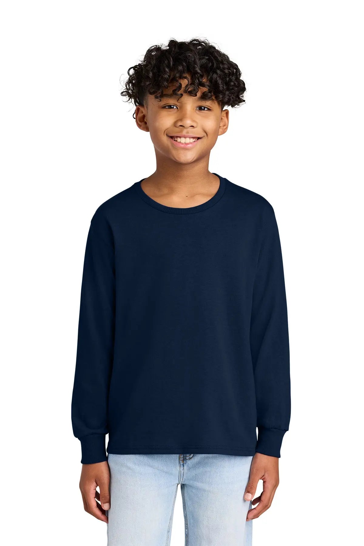 Jerzees® Youth Dri-Power® 50/50 Cotton/Poly Long Sleeve T-Shirt #29BL