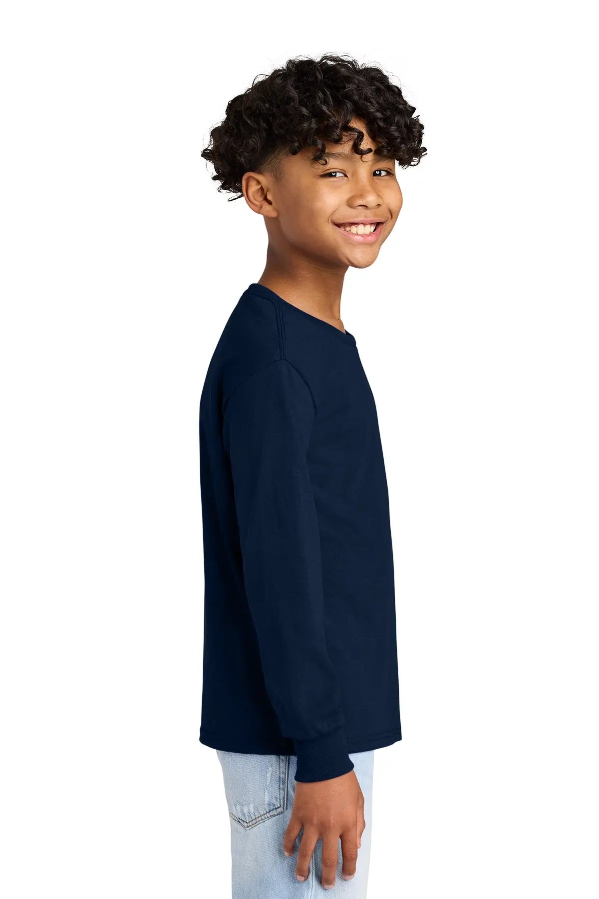 Jerzees® Youth Dri-Power® 50/50 Cotton/Poly Long Sleeve T-Shirt #29BL