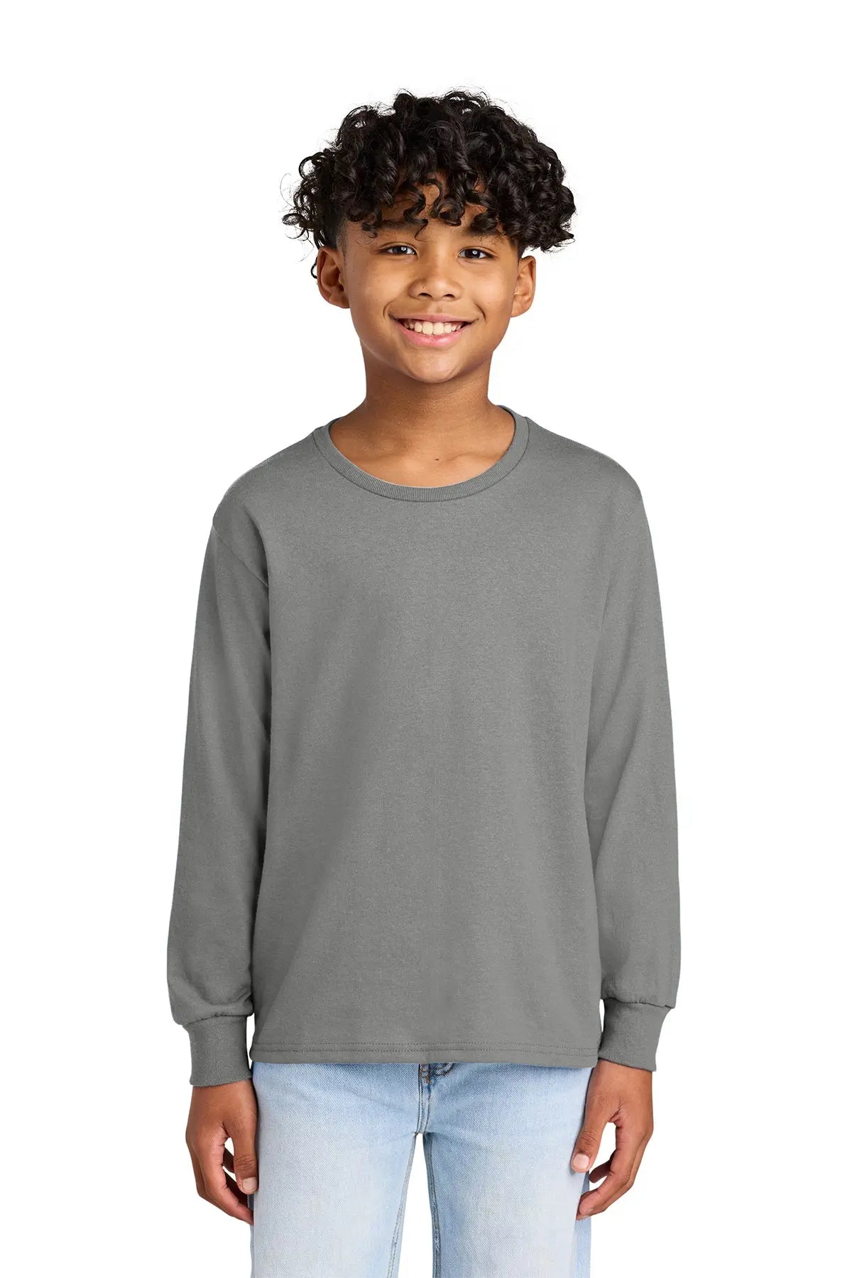 Jerzees® Youth Dri-Power® 50/50 Cotton/Poly Long Sleeve T-Shirt #29BL