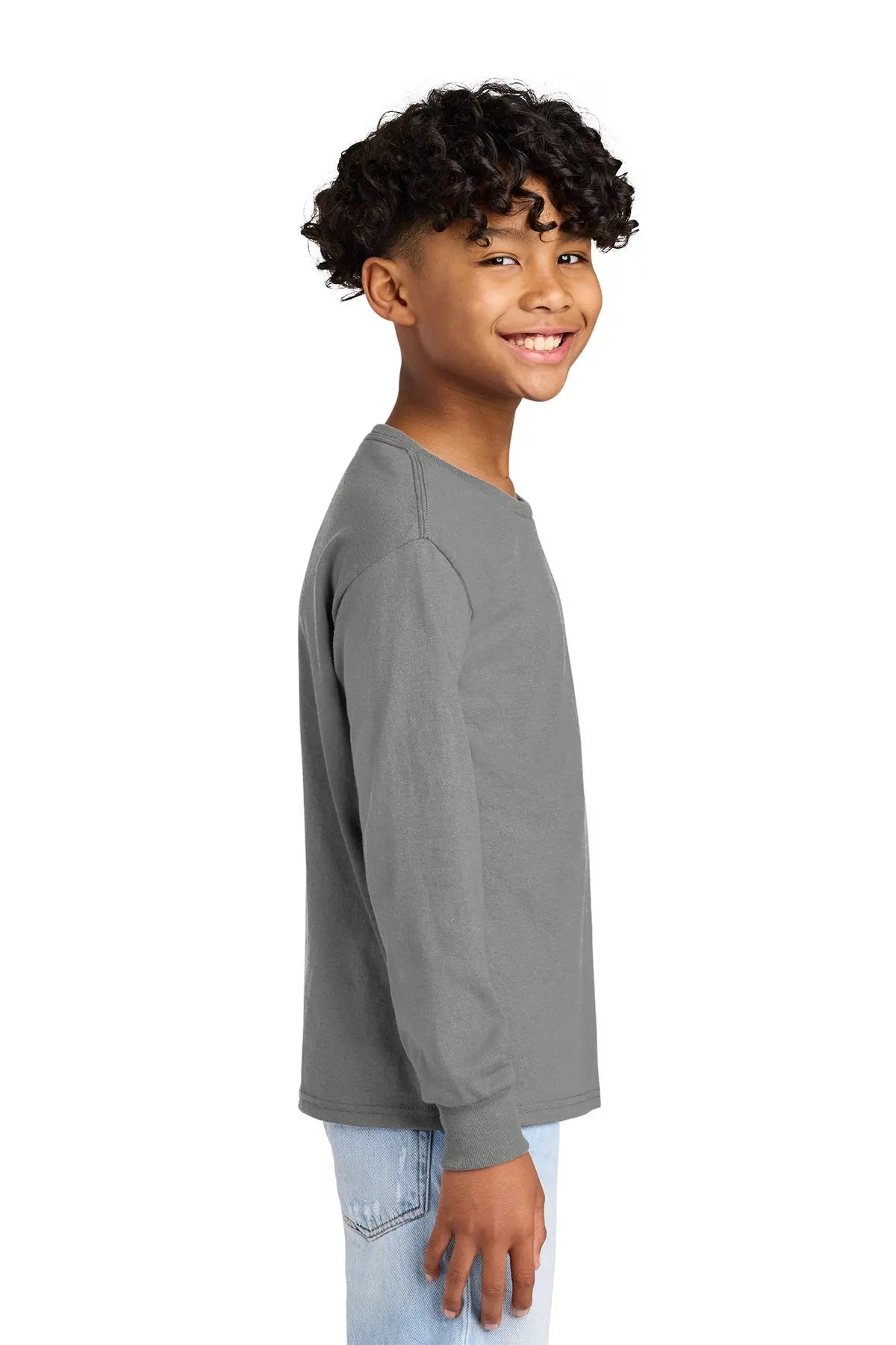 Jerzees® Youth Dri-Power® 50/50 Cotton/Poly Long Sleeve T-Shirt #29BL