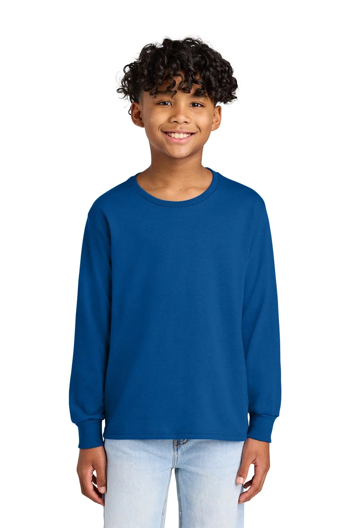 Jerzees® Youth Dri-Power® 50/50 Cotton/Poly Long Sleeve T-Shirt #29BL