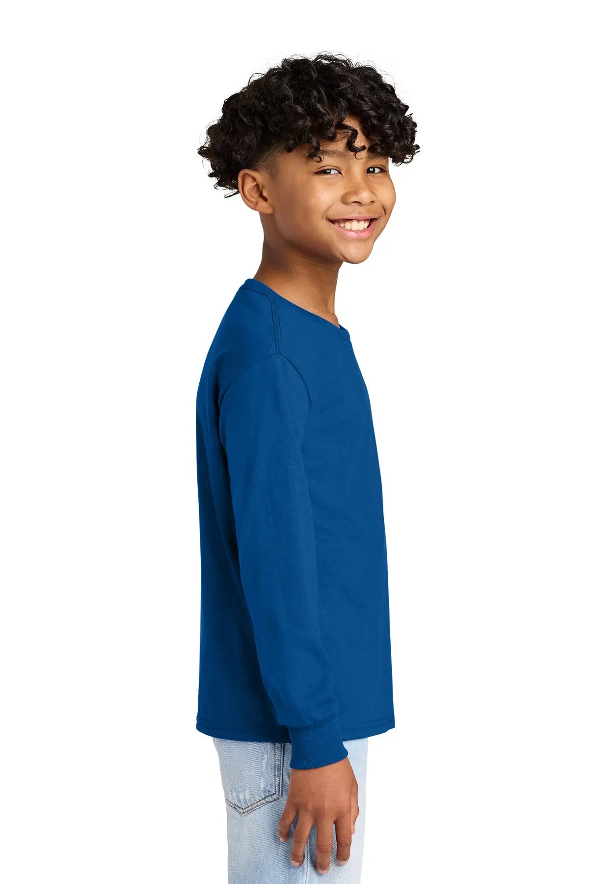 Jerzees® Youth Dri-Power® 50/50 Cotton/Poly Long Sleeve T-Shirt #29BL