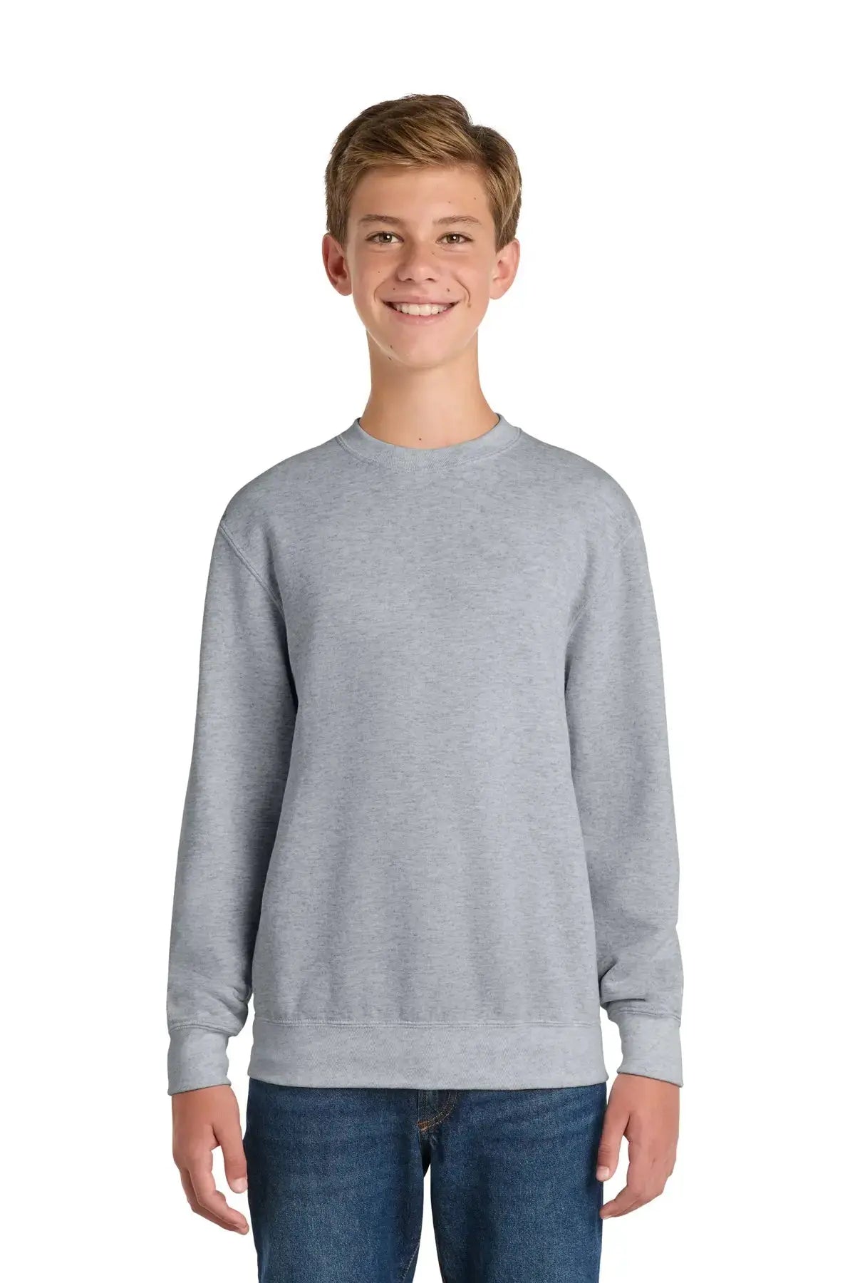 Port & Co™ Youth Core Fleece Crewneck Sweatshirt #PC78Y Game Over Merch