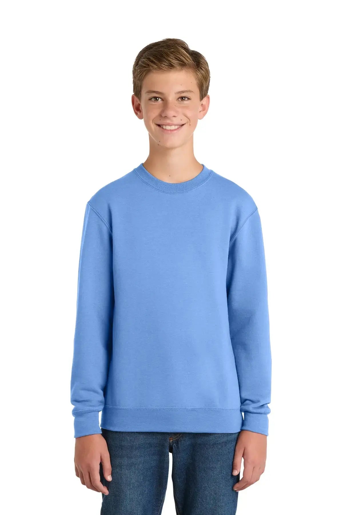 Port & Co™ Youth Core Fleece Crewneck Sweatshirt #PC78Y Game Over Merch