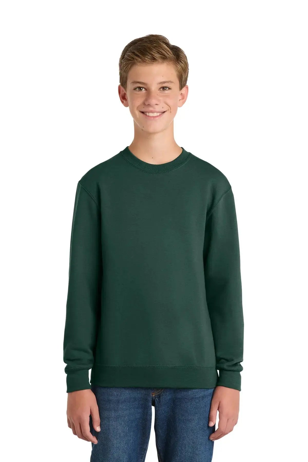 Port & Co™ Youth Core Fleece Crewneck Sweatshirt #PC78Y Game Over Merch