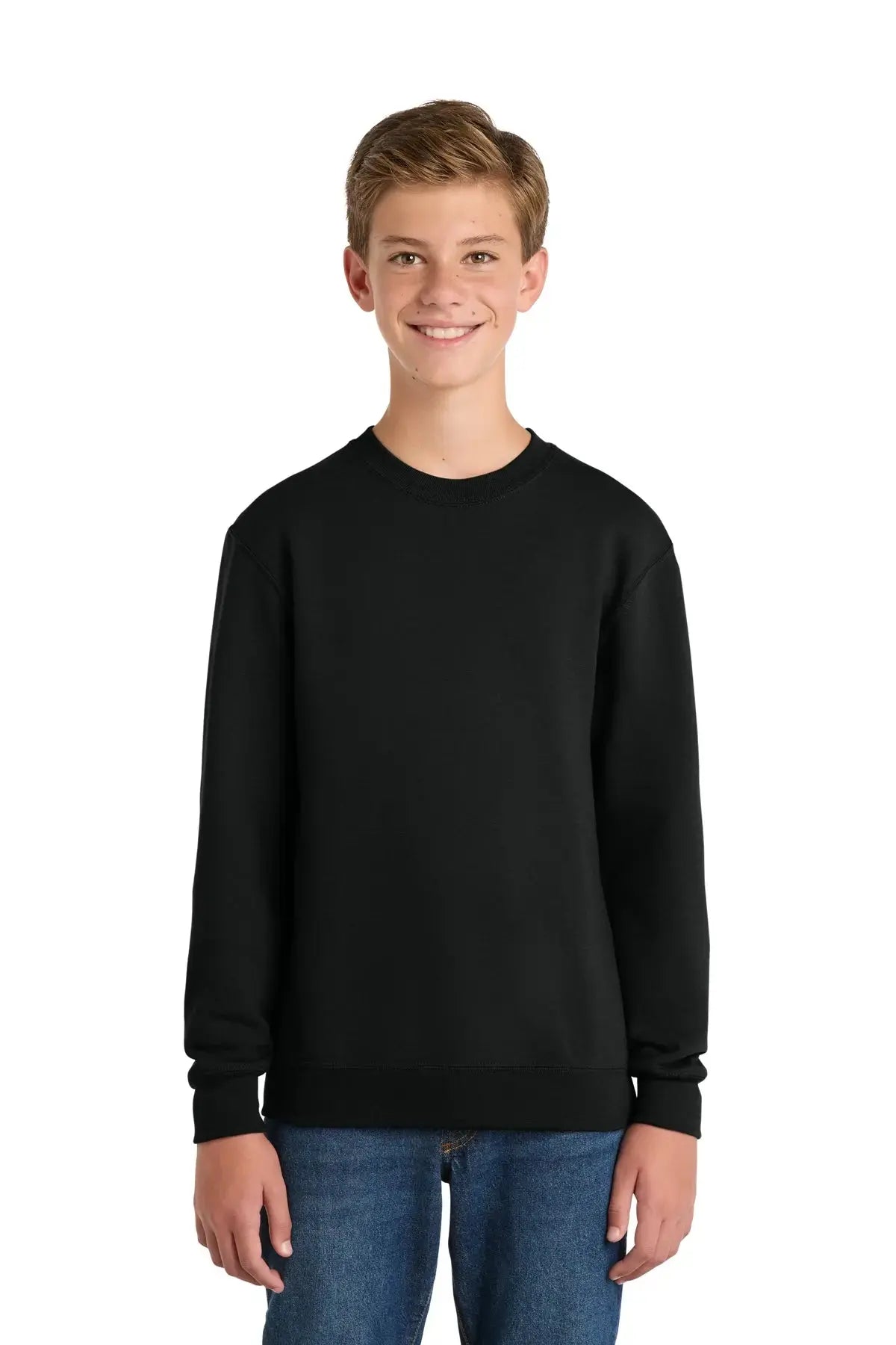 Port & Co™ Youth Core Fleece Crewneck Sweatshirt #PC78Y Game Over Merch