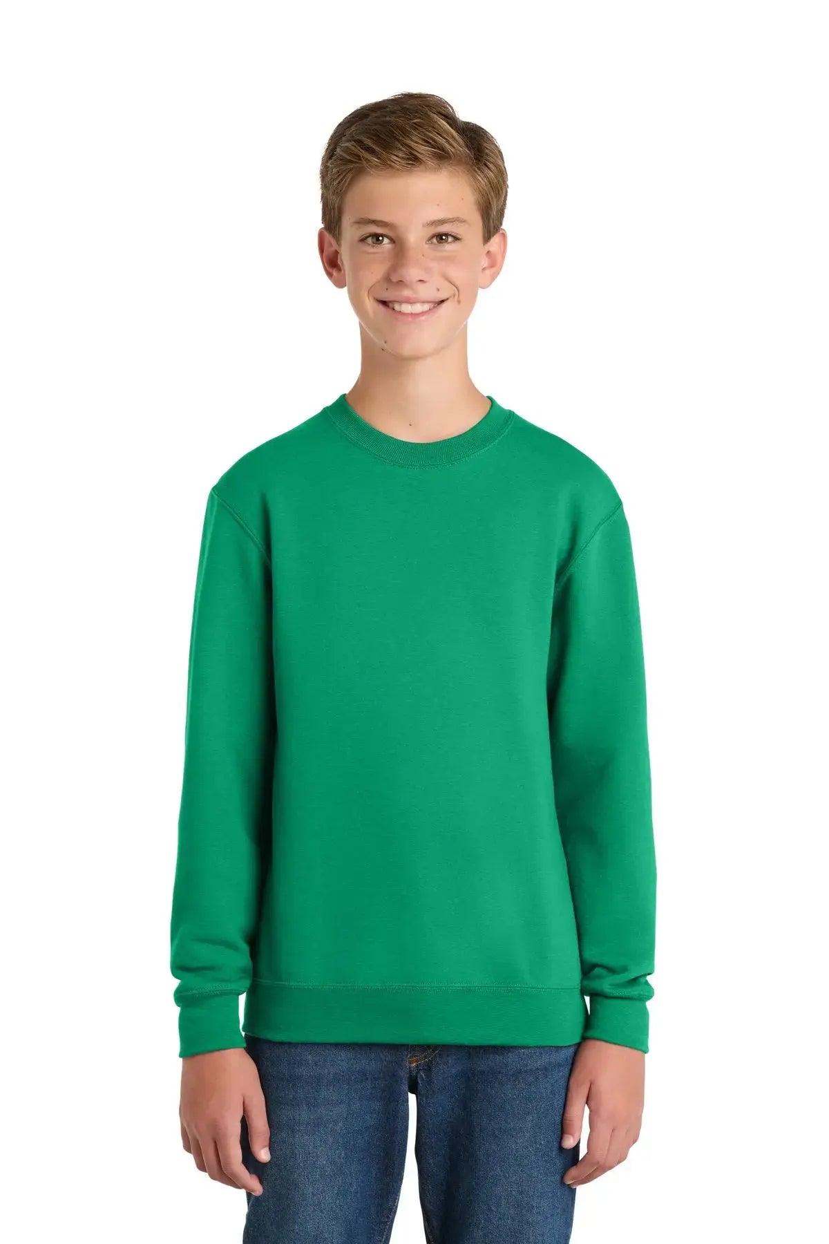 Port & Co™ Youth Core Fleece Crewneck Sweatshirt #PC78Y Game Over Merch