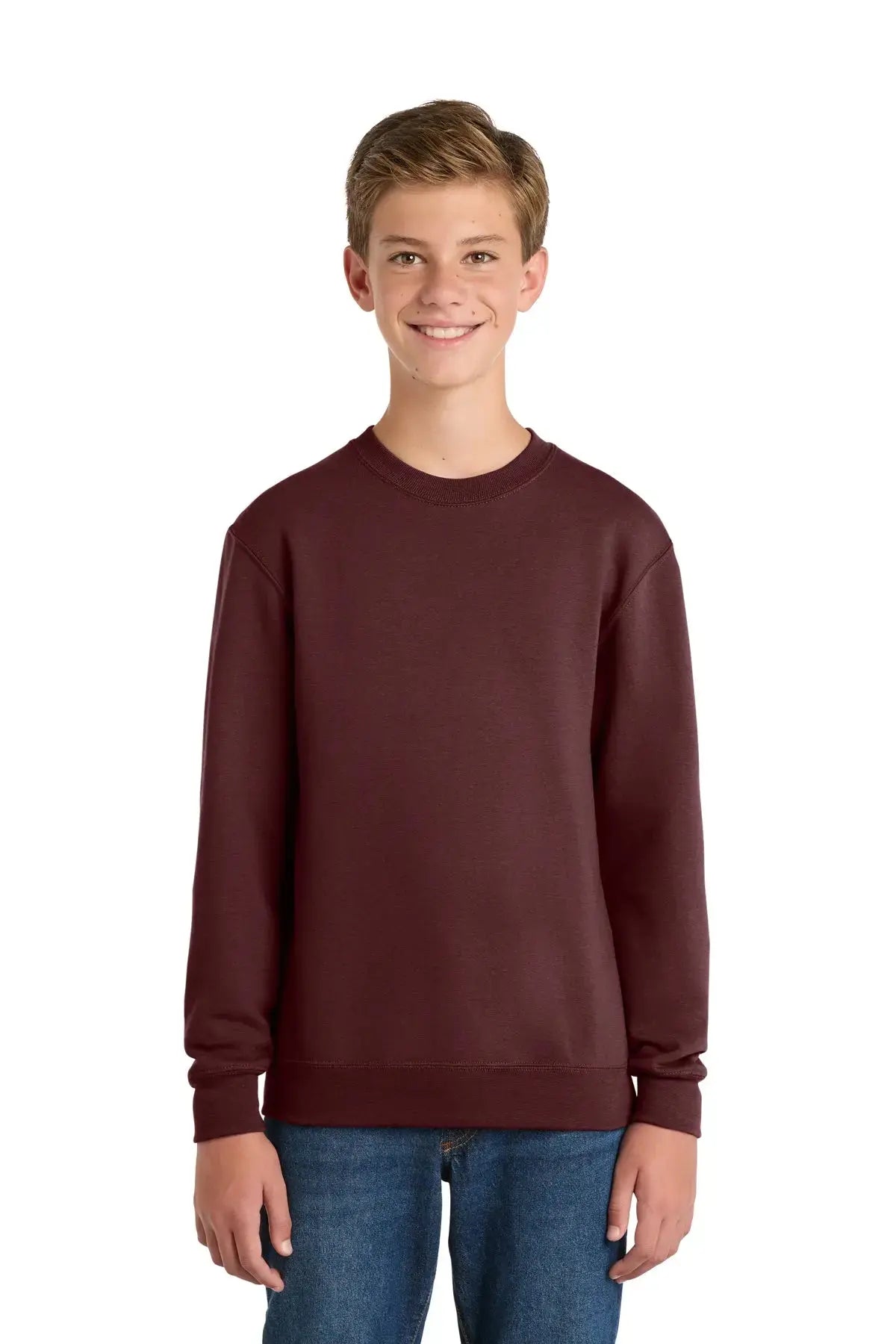 Port & Co™ Youth Core Fleece Crewneck Sweatshirt #PC78Y Game Over Merch