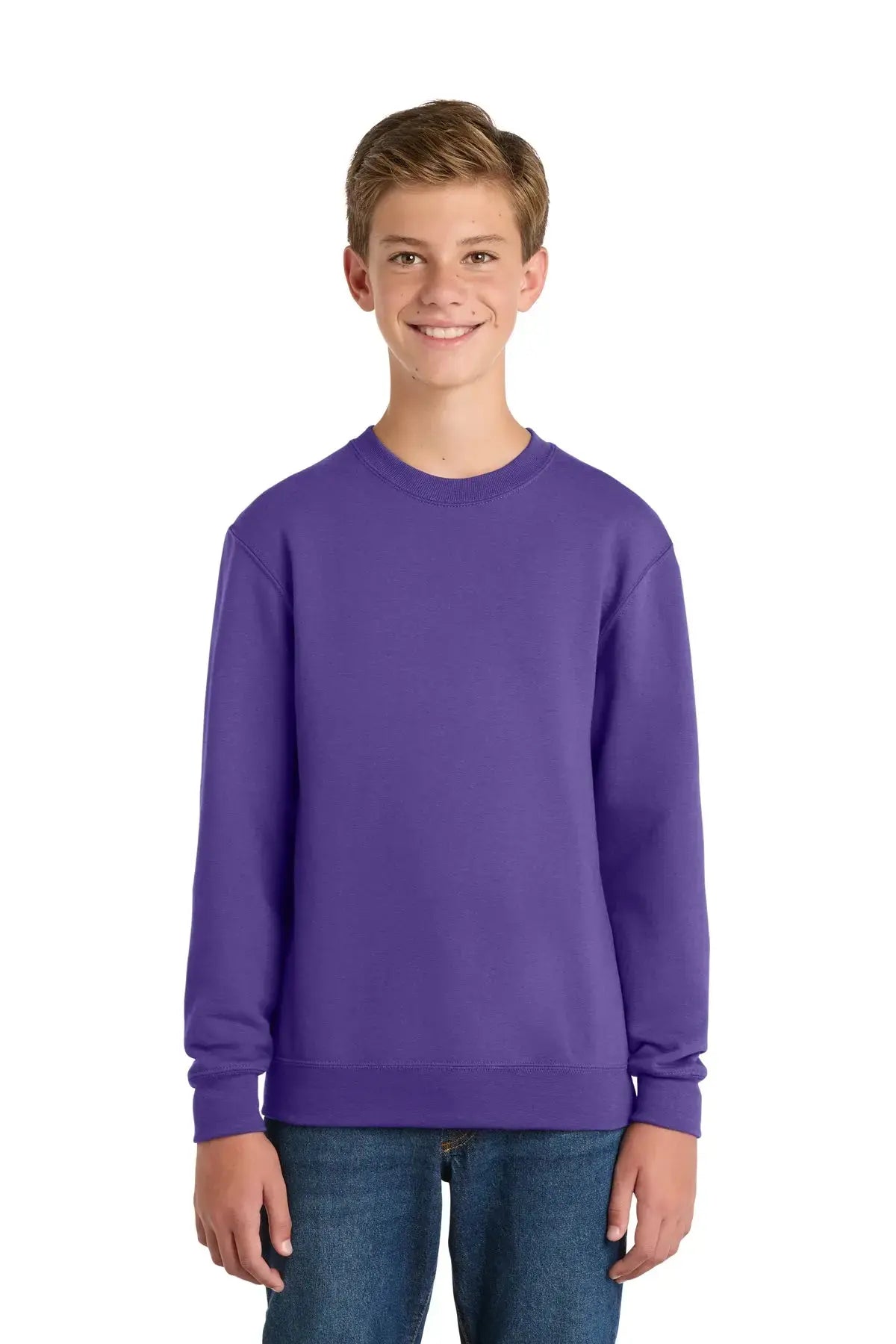 Port & Co™ Youth Core Fleece Crewneck Sweatshirt #PC78Y Game Over Merch