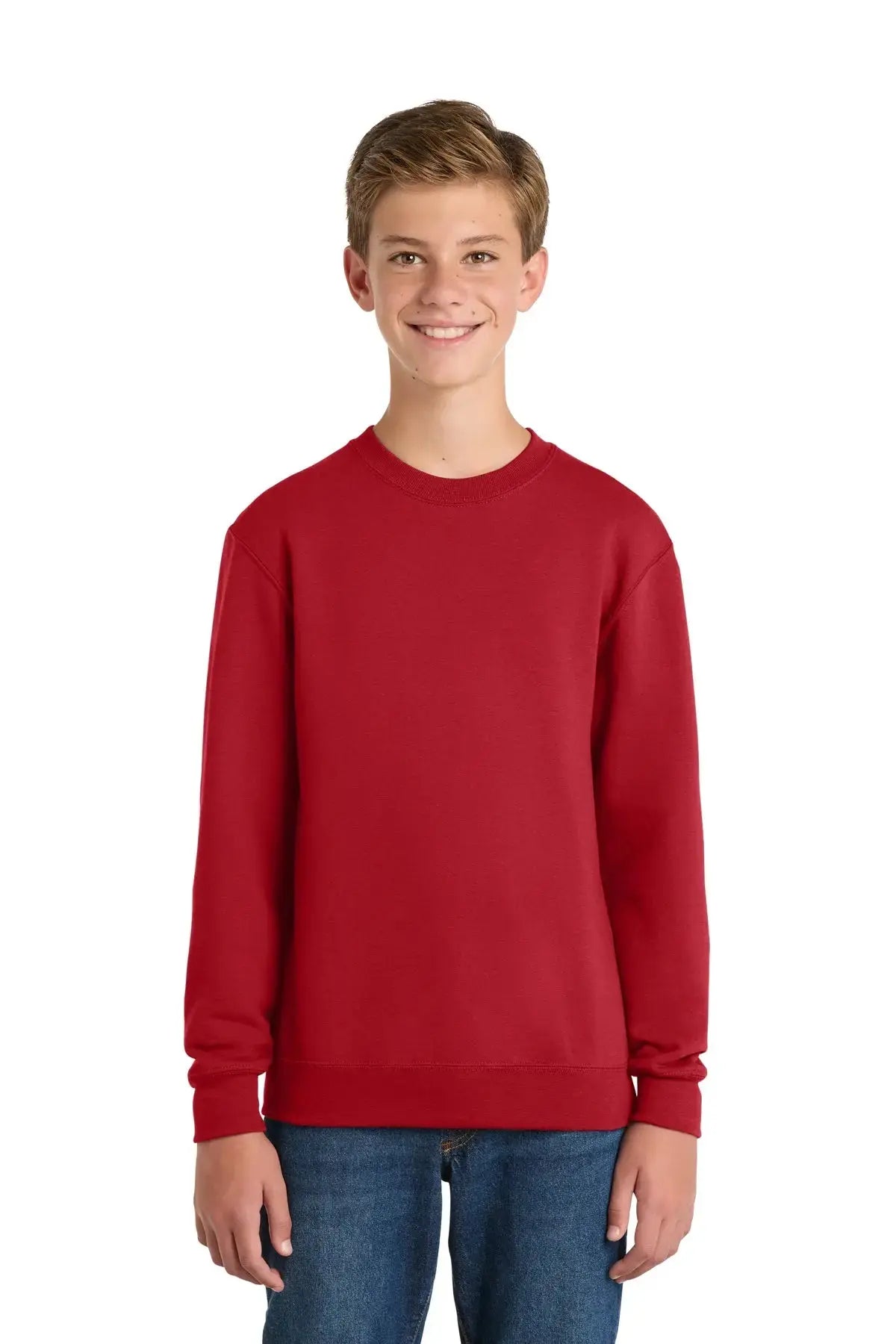 Port & Co™ Youth Core Fleece Crewneck Sweatshirt #PC78Y Game Over Merch