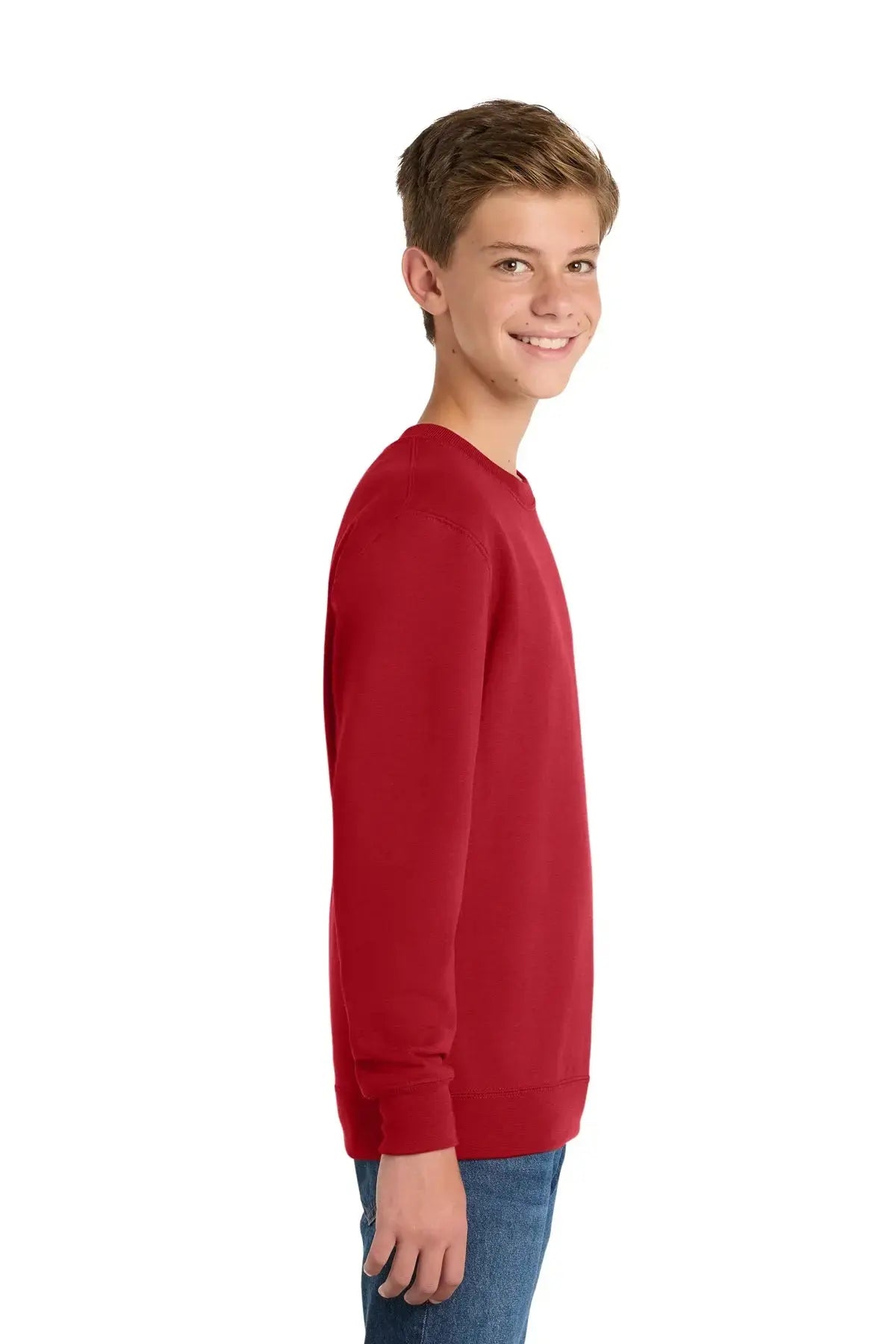 Port & Co™ Youth Core Fleece Crewneck Sweatshirt #PC78Y Game Over Merch
