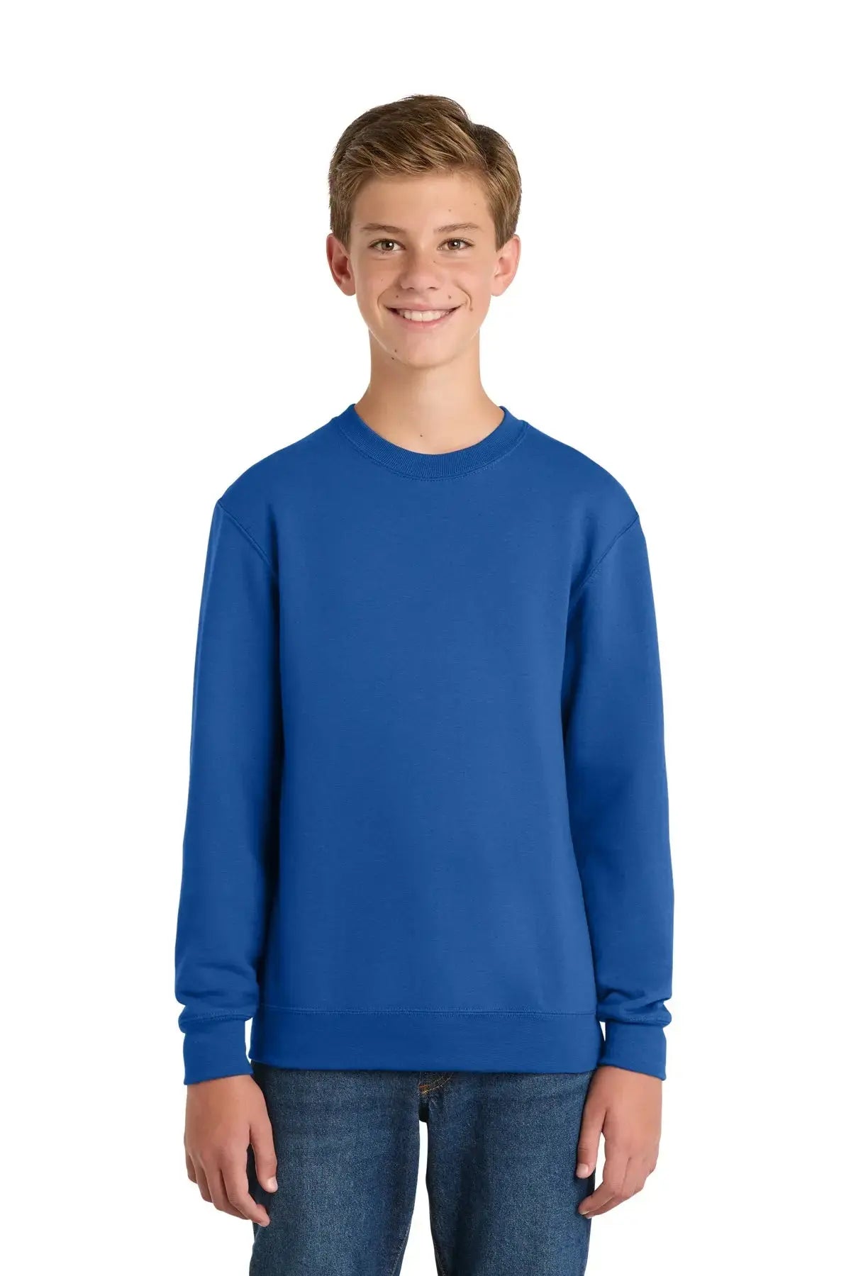 Port & Co™ Youth Core Fleece Crewneck Sweatshirt #PC78Y Game Over Merch
