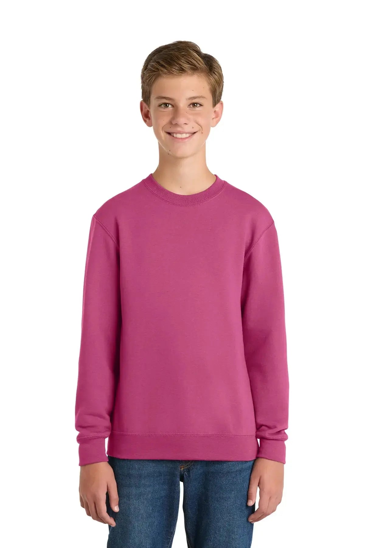 Port & Co™ Youth Core Fleece Crewneck Sweatshirt #PC78Y Game Over Merch