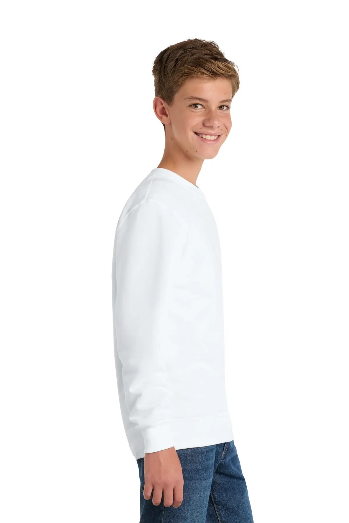 Port & Co™ Youth Core Fleece Crewneck Sweatshirt #PC78Y