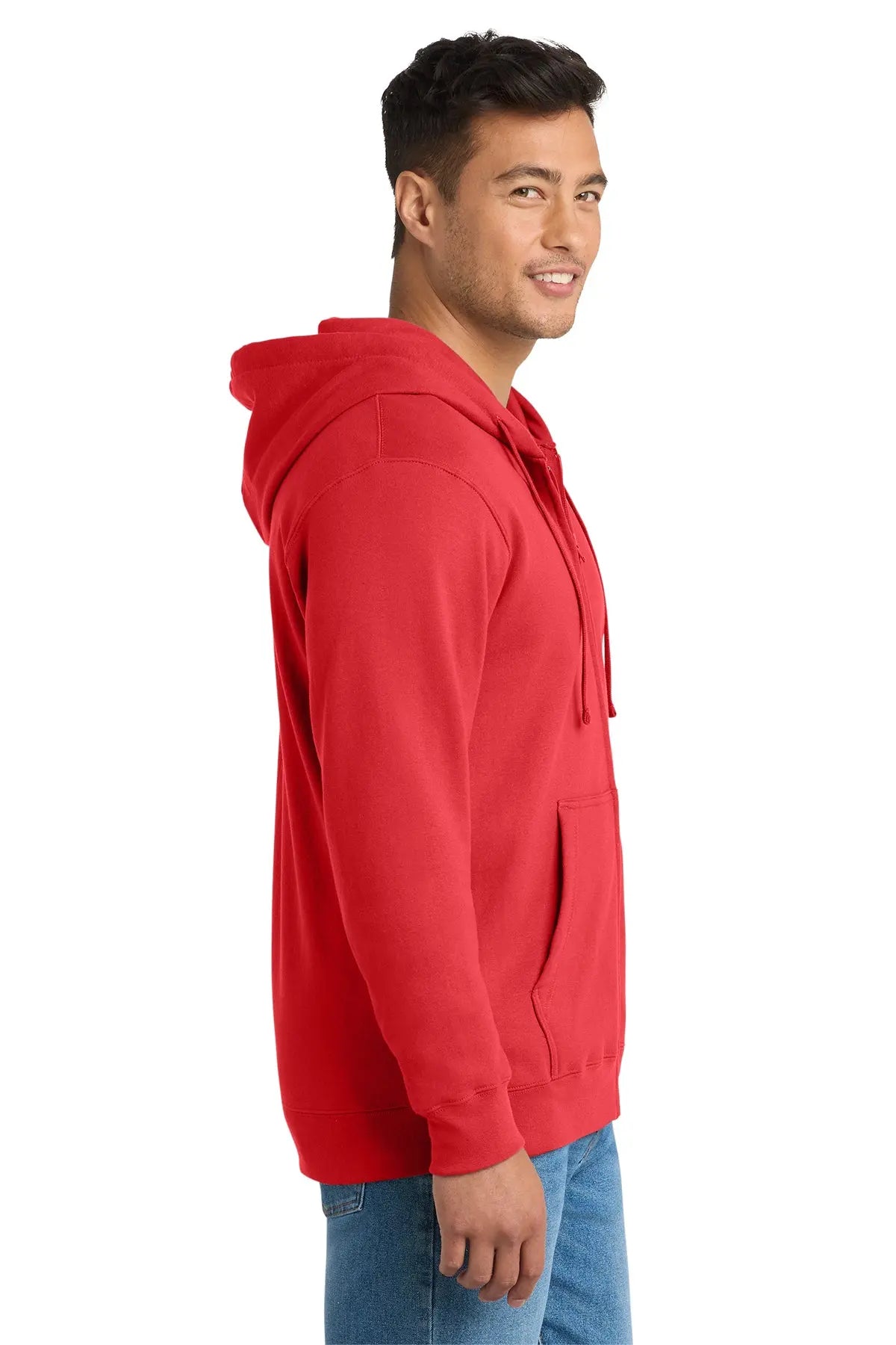 Port & Co™ Fan Favorite™ Fleece Full-Zip Hooded Sweatshirt #PC850ZH