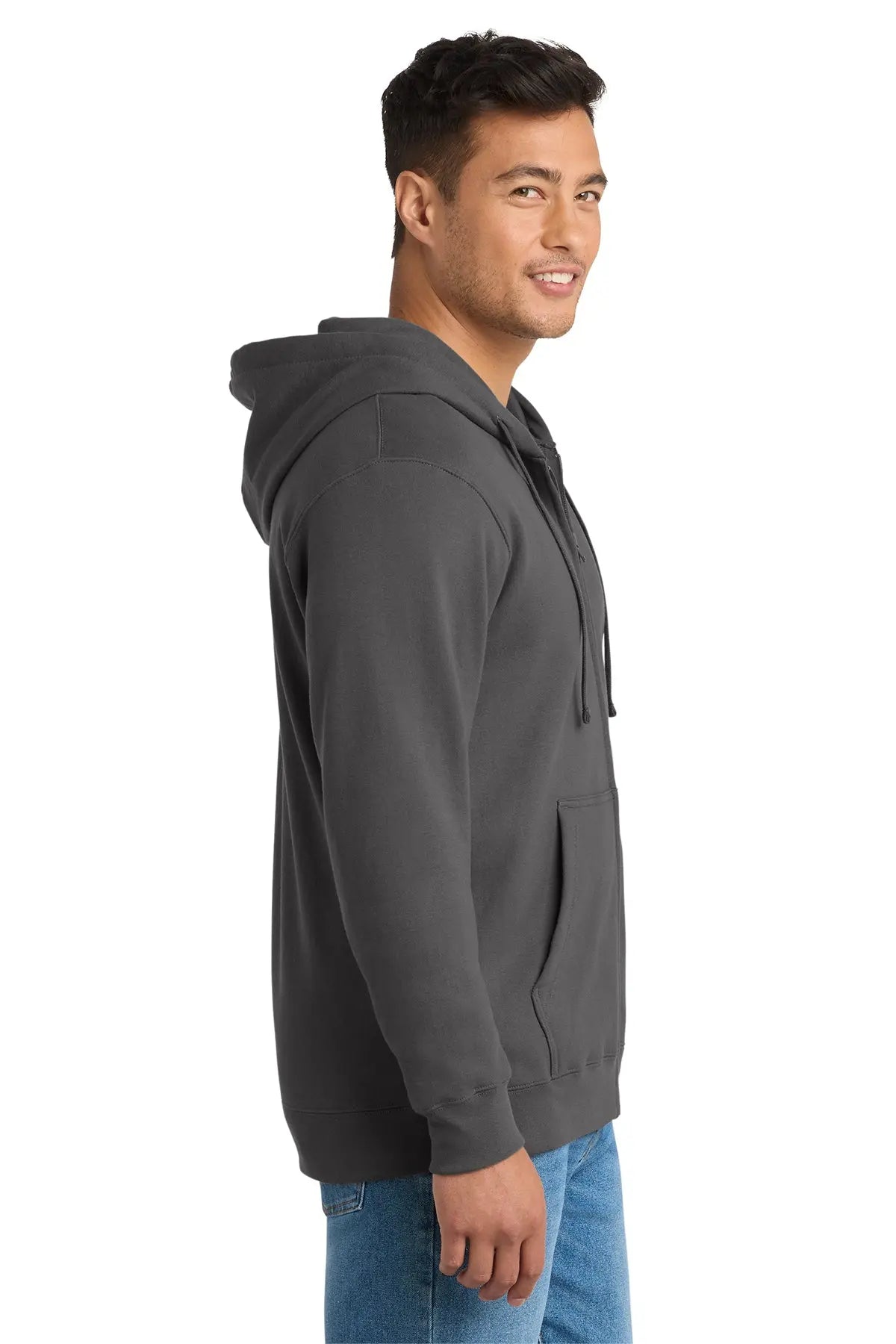 Port & Co™ Fan Favorite™ Fleece Full-Zip Hooded Sweatshirt #PC850ZH