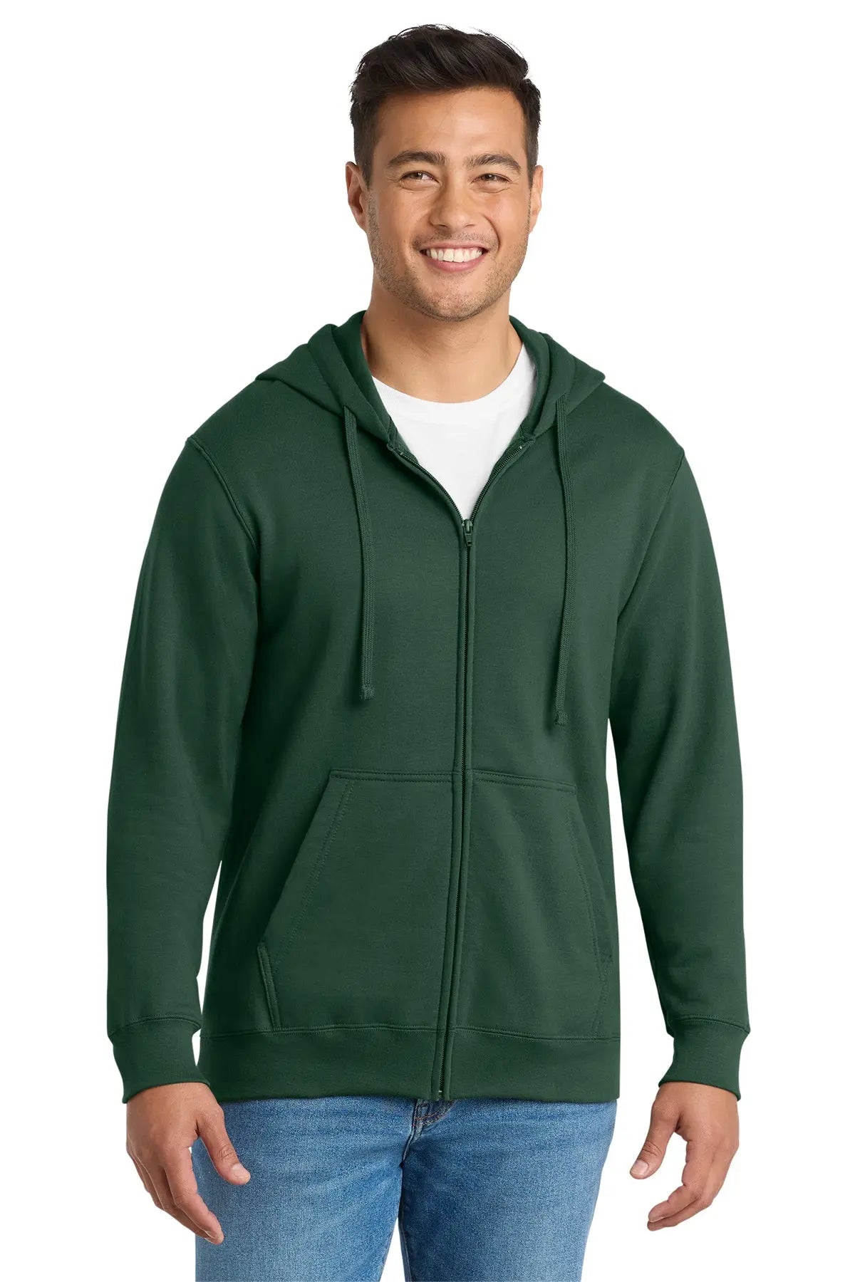 Port & Co™ Fan Favorite™ Fleece Full-Zip Hooded Sweatshirt #PC850ZH