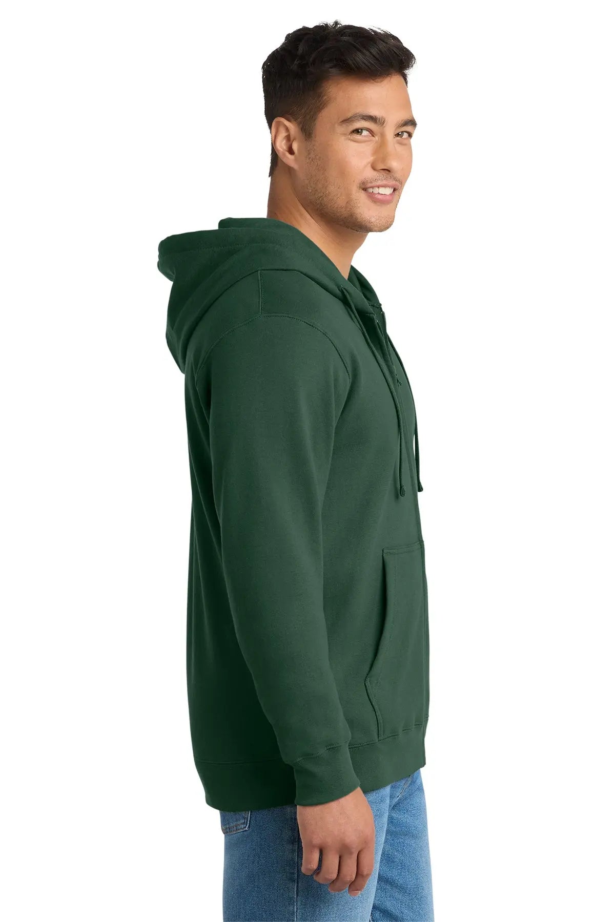 Port & Co™ Fan Favorite™ Fleece Full-Zip Hooded Sweatshirt #PC850ZH