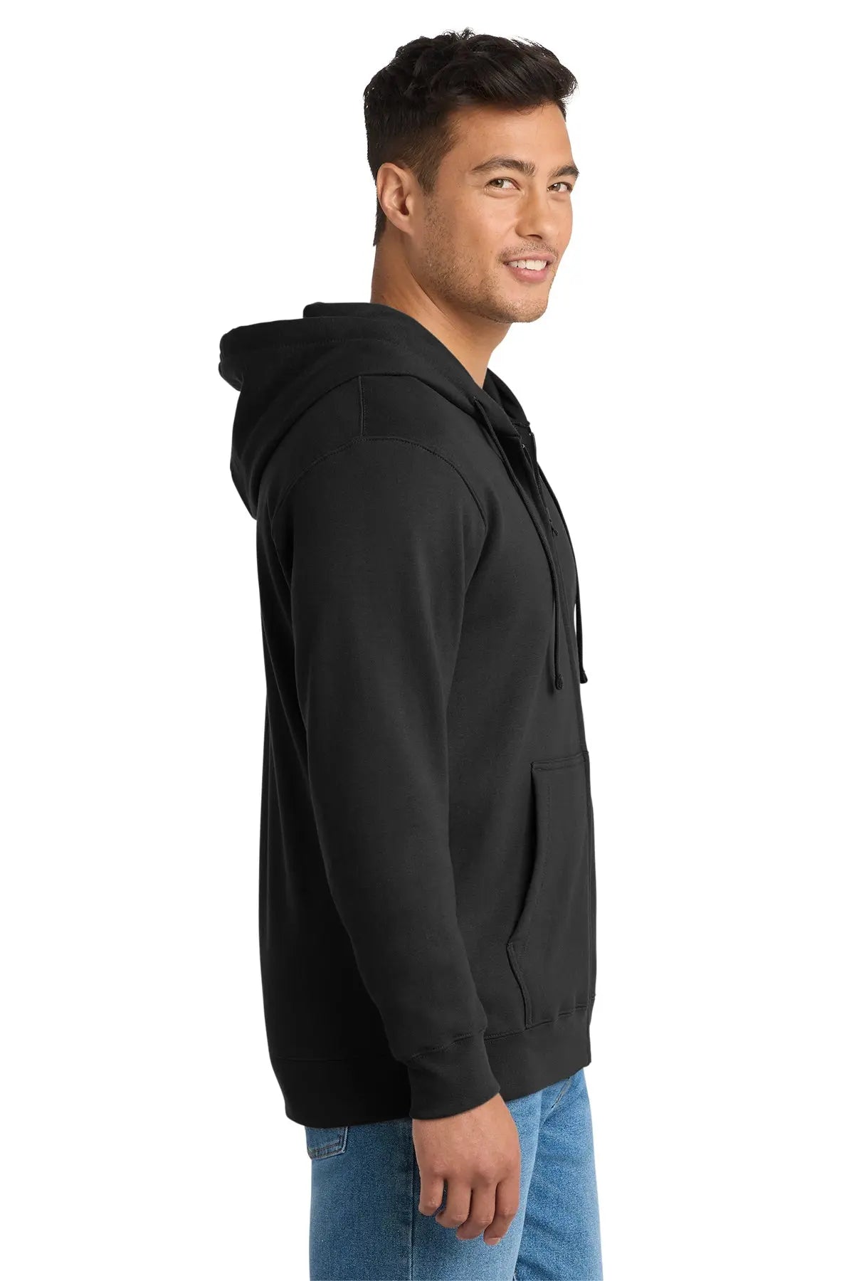 Port & Co™ Fan Favorite™ Fleece Full-Zip Hooded Sweatshirt #PC850ZH
