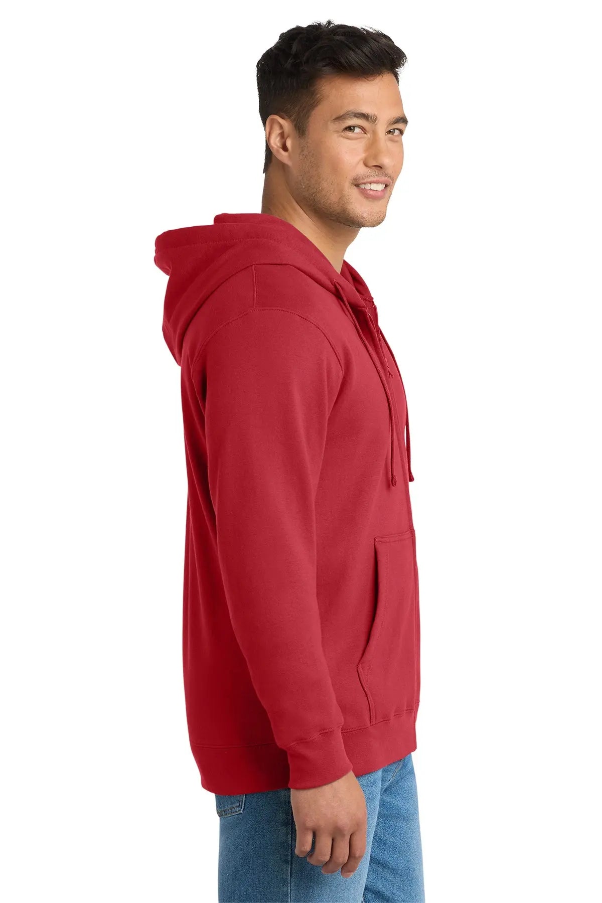 Port & Co™ Fan Favorite™ Fleece Full-Zip Hooded Sweatshirt #PC850ZH