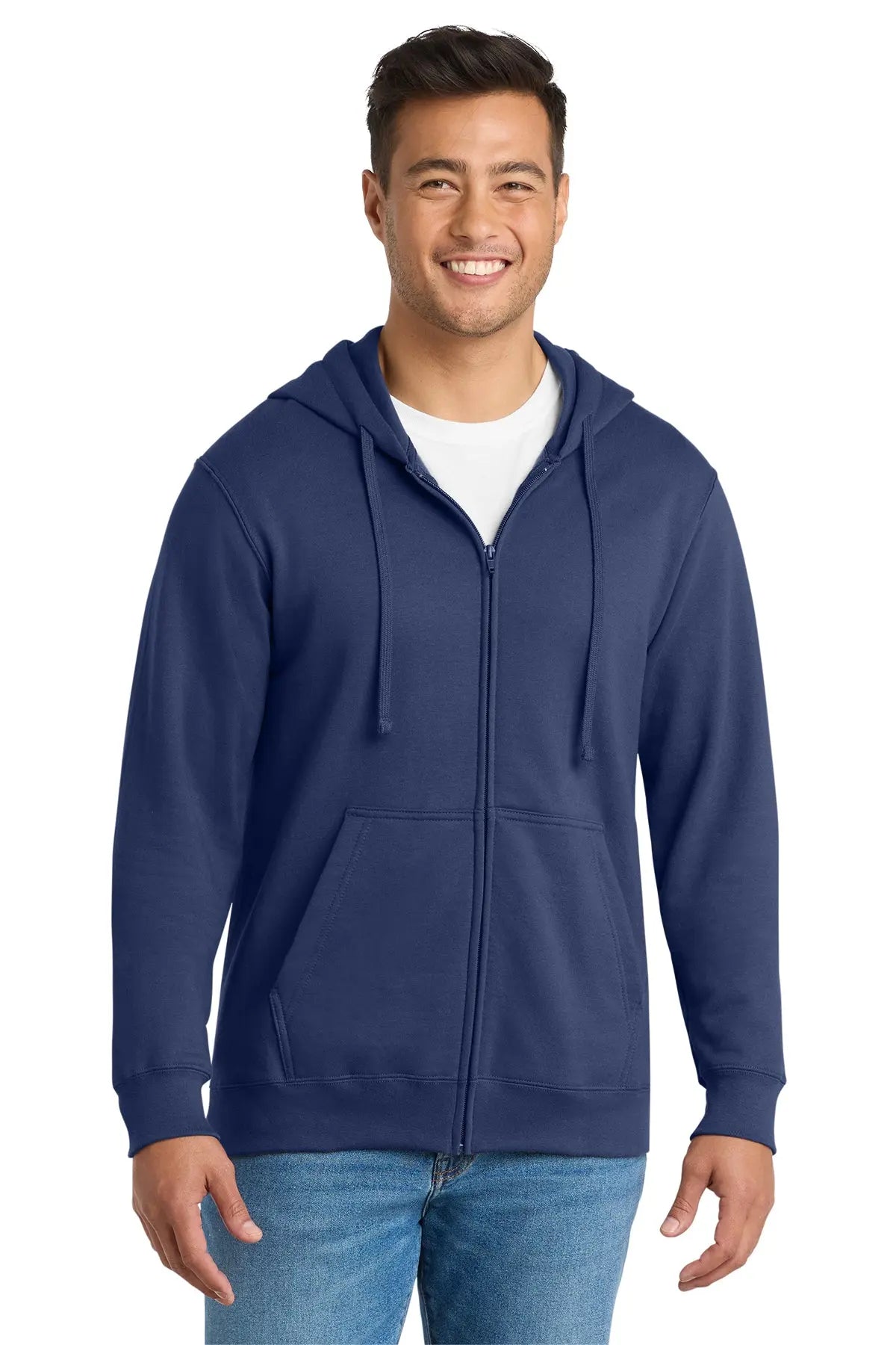 Port & Co™ Fan Favorite™ Fleece Full-Zip Hooded Sweatshirt #PC850ZH