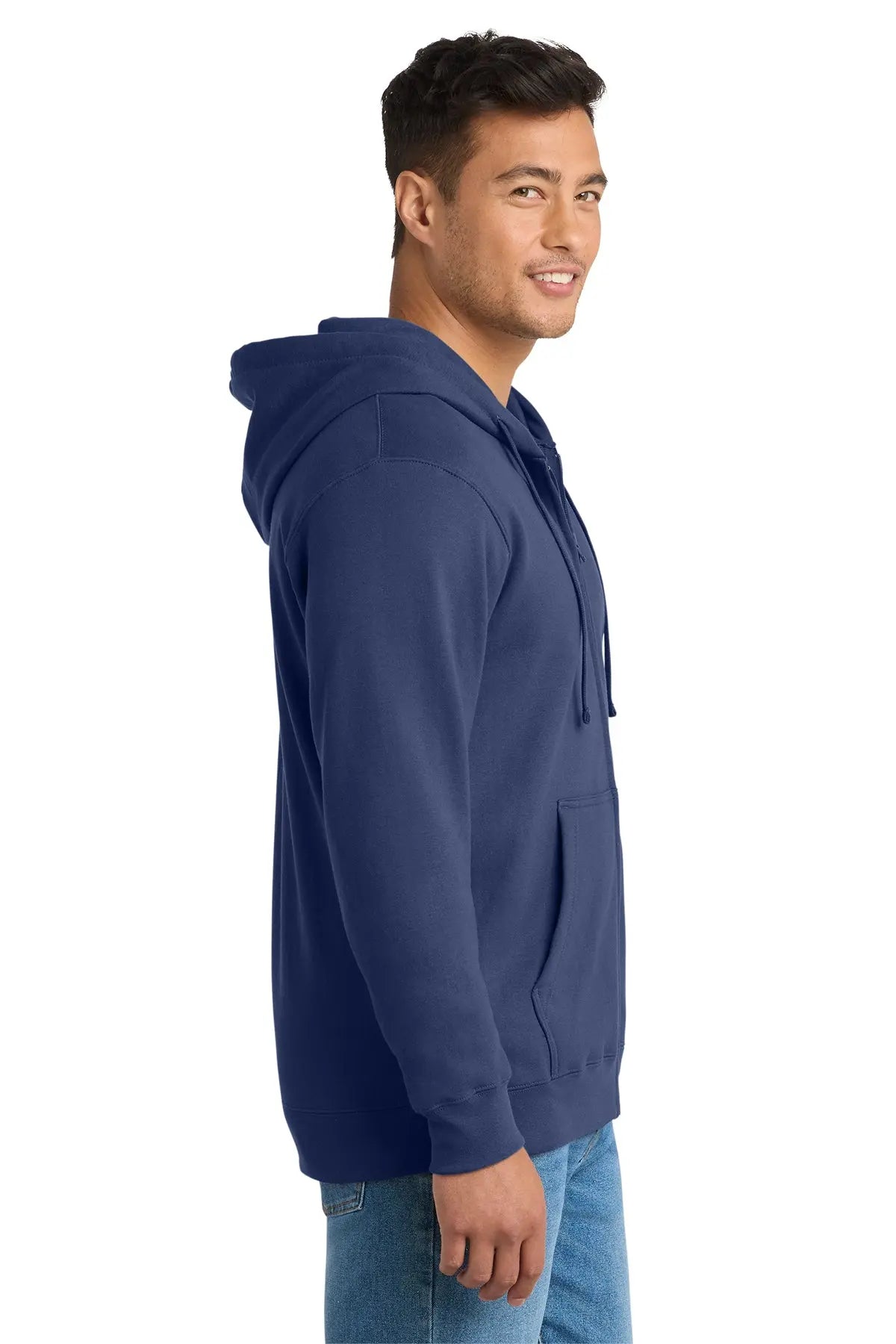 Port & Co™ Fan Favorite™ Fleece Full-Zip Hooded Sweatshirt #PC850ZH